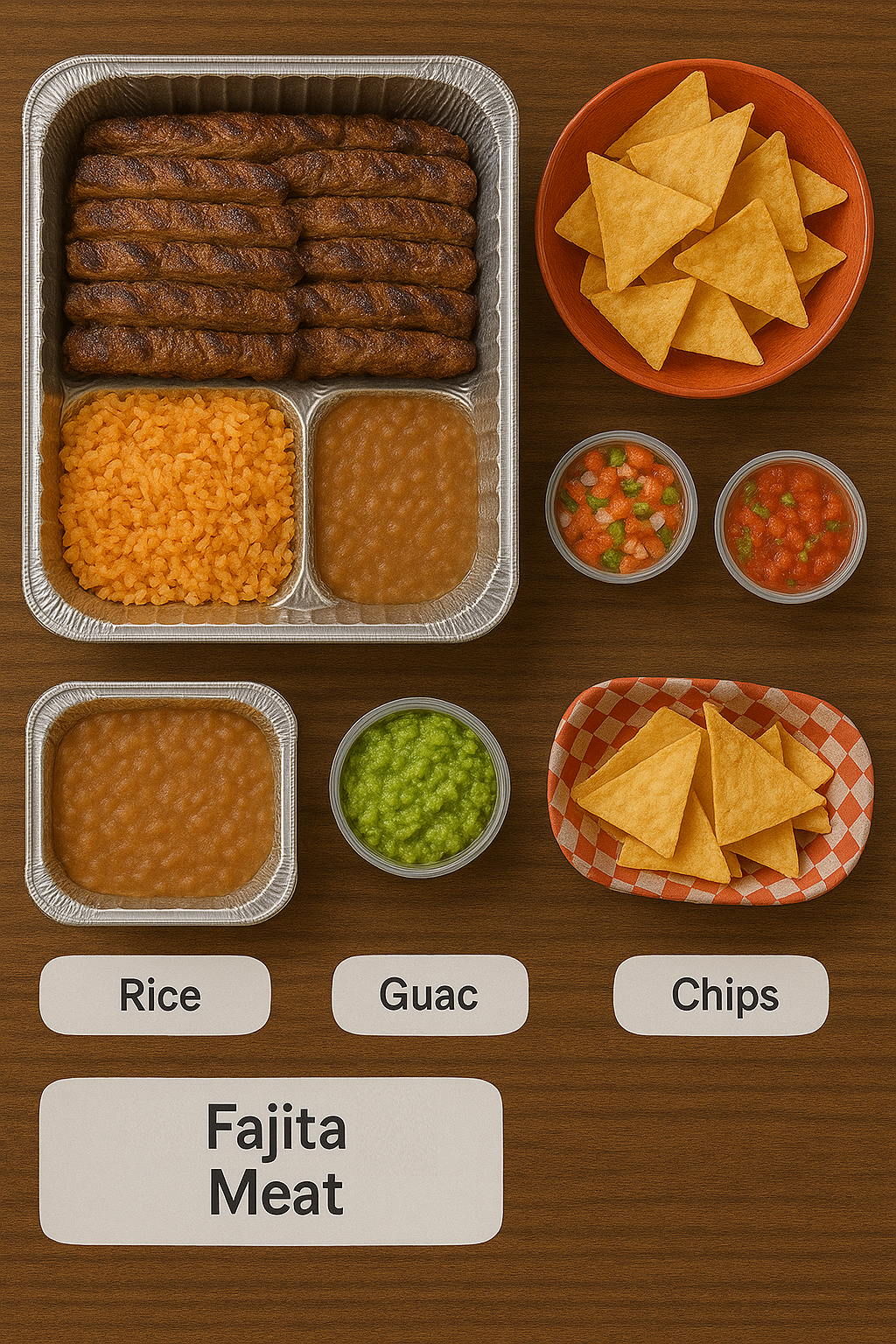 5-Fajita Meat Party Platter