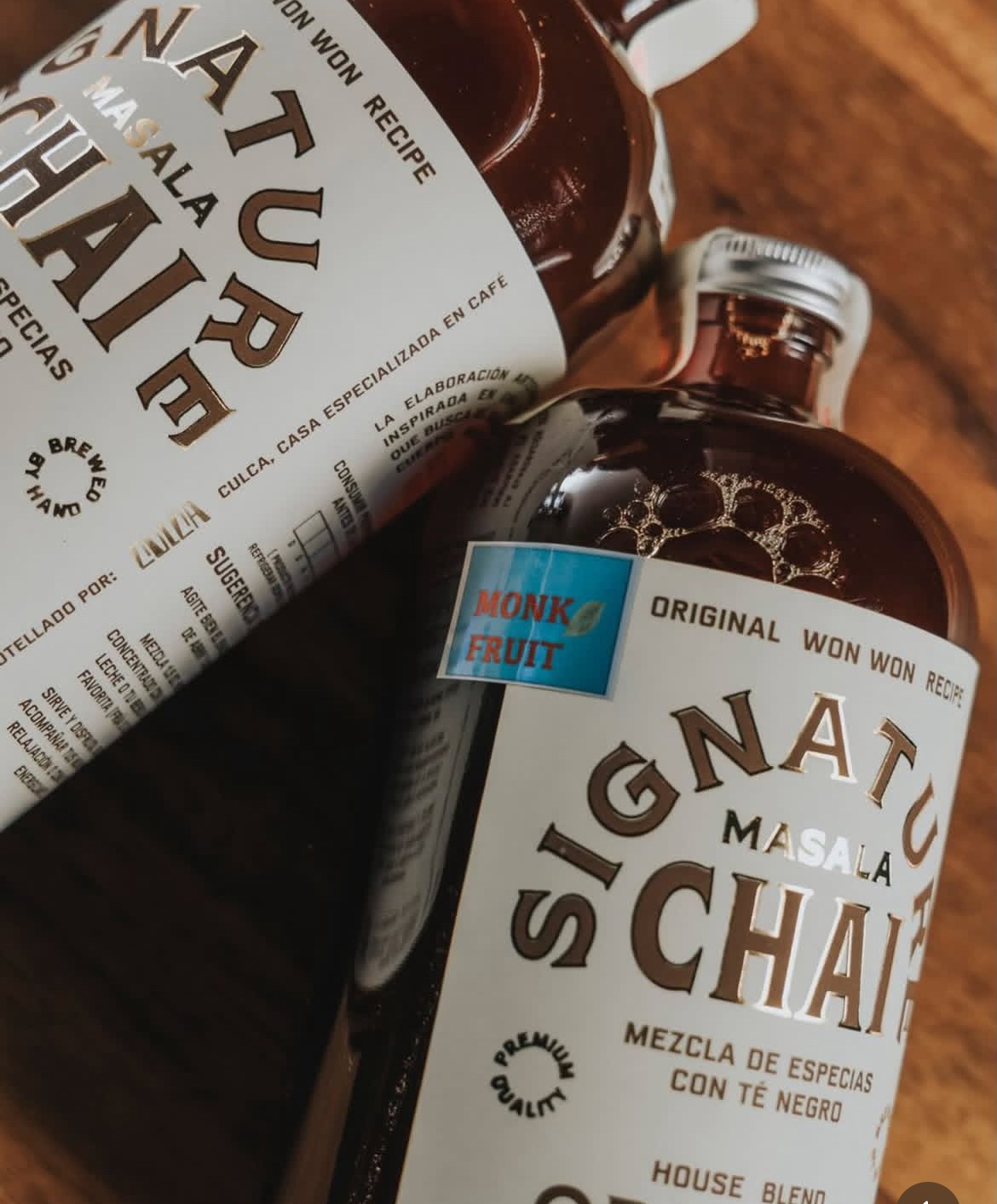 Signature Masala Chai endulzado con Monk fruit