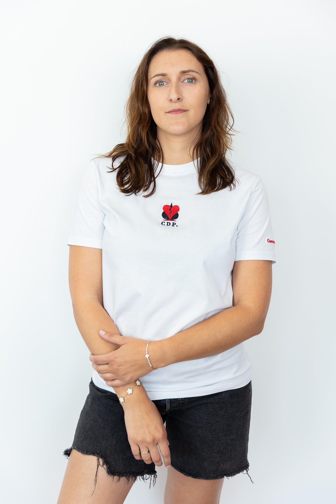 T-shirt CDP. White | Unisexe — 