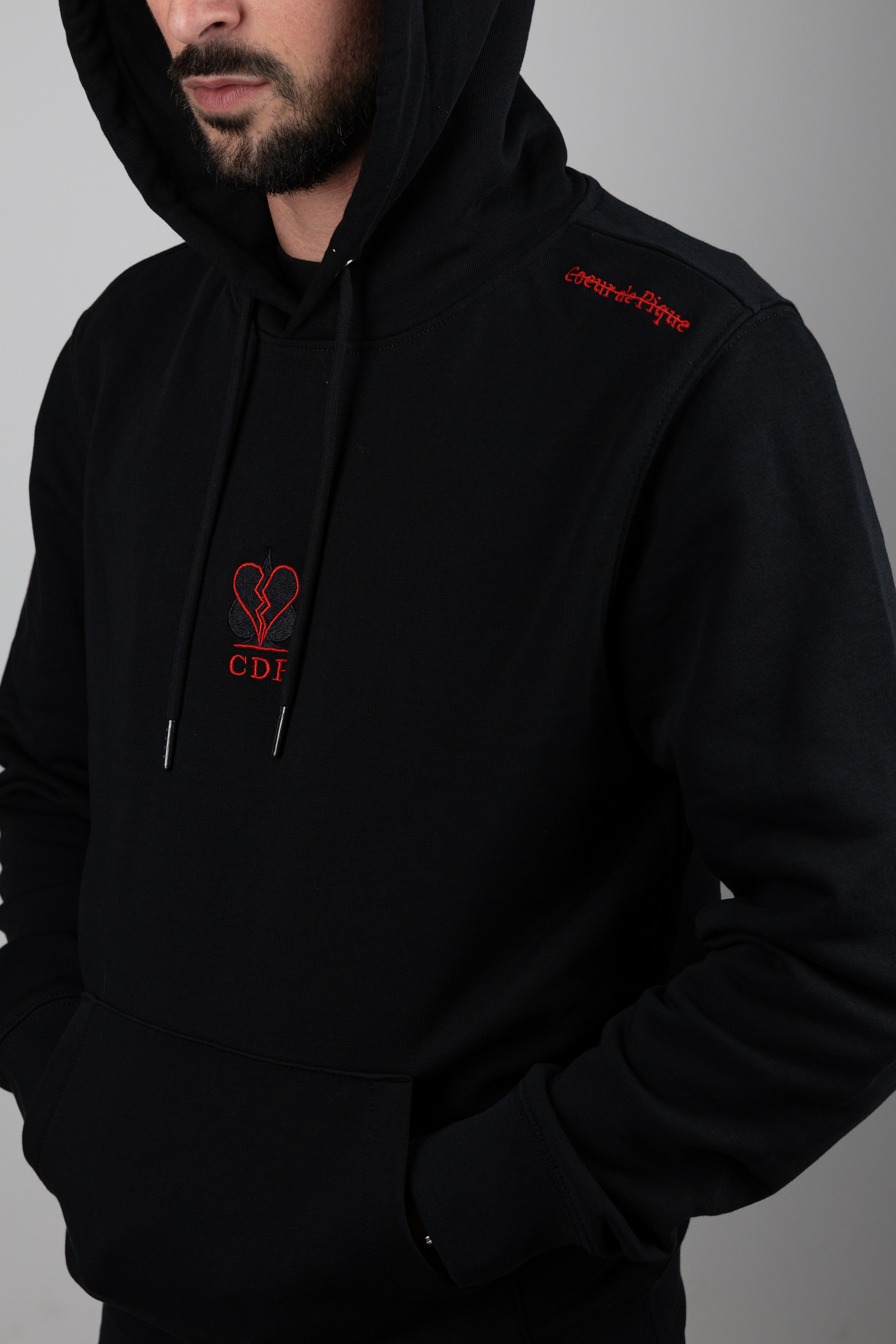 CDP. — RED SNOW | Sweat-shirt à Capuche Unisexe