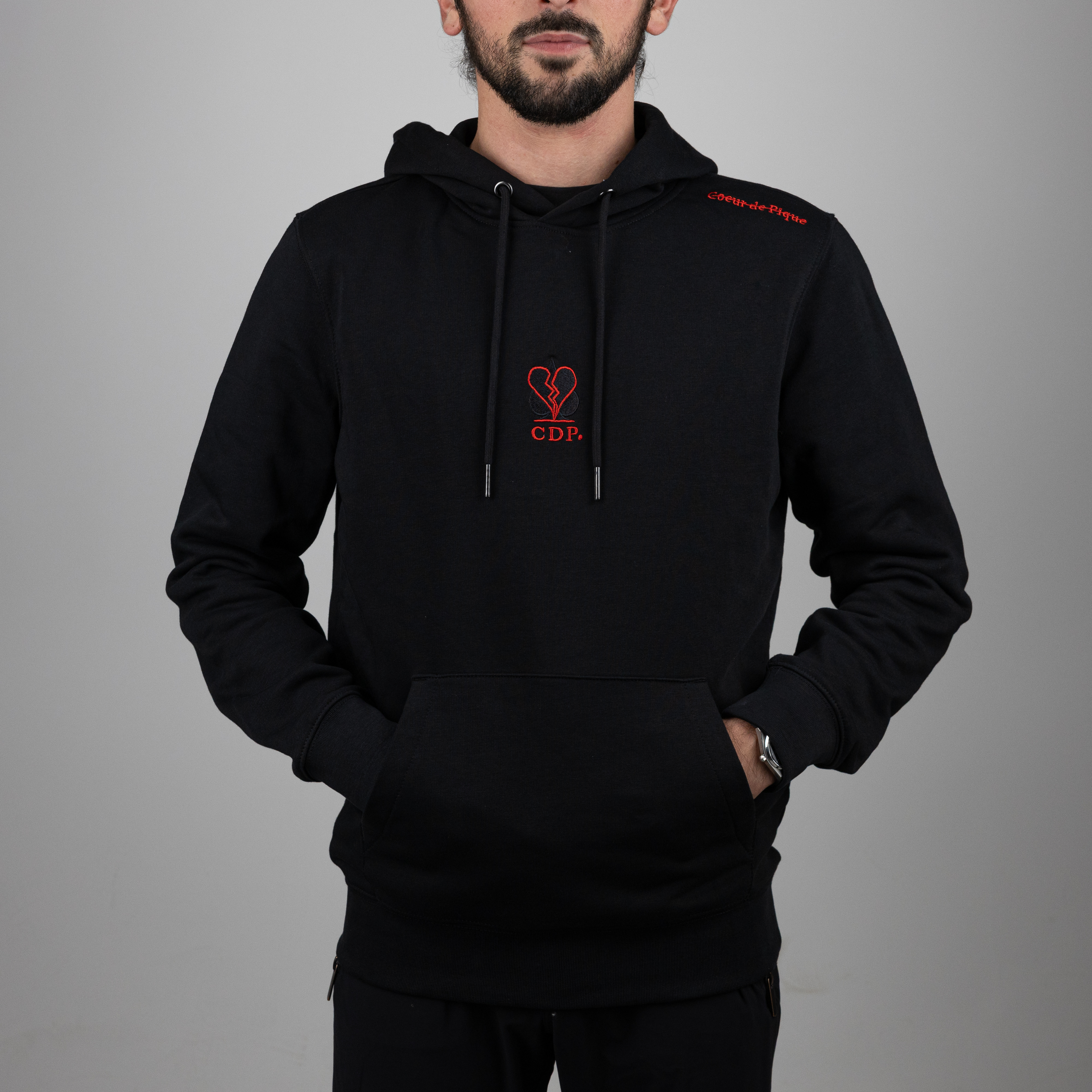 CDP. — RED SNOW | Sweat-shirt à Capuche Unisexe