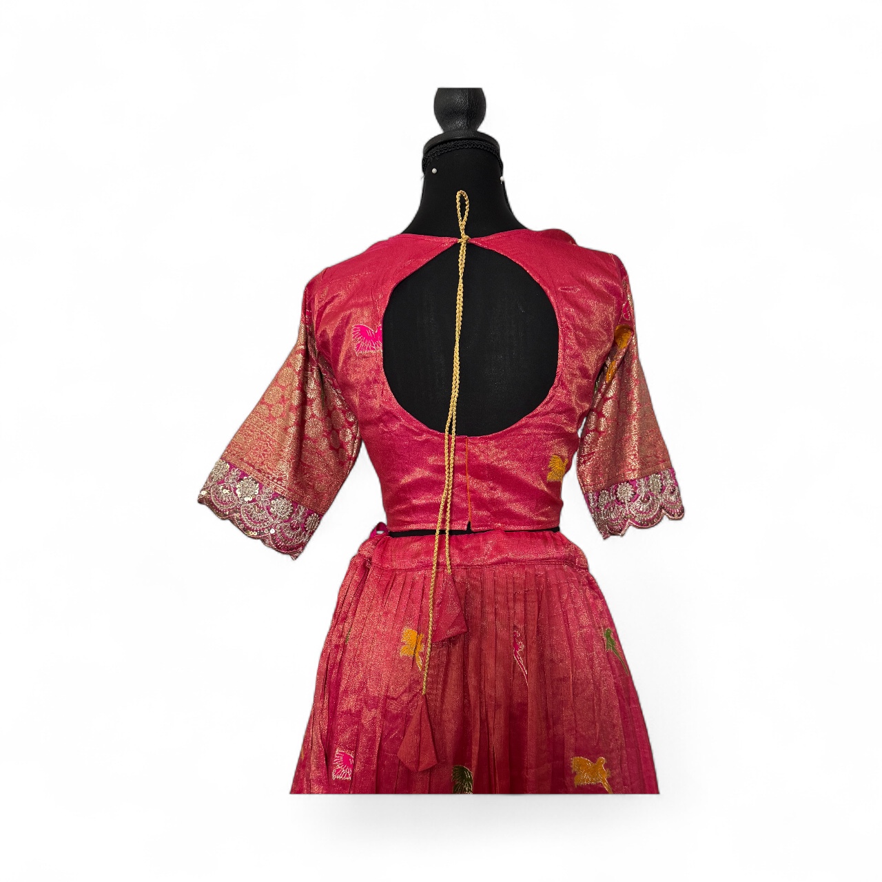 Embroidered Pink Lehenga Choli Set