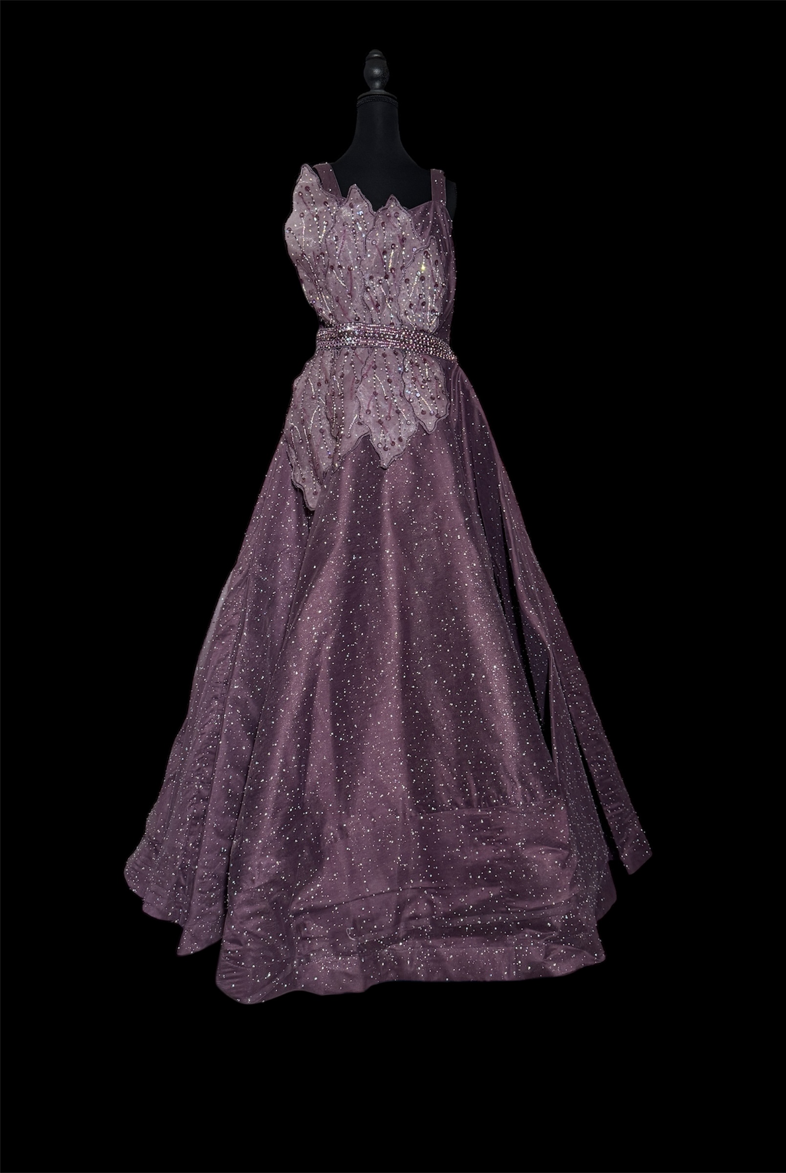 Elegant Purple Evening Gown