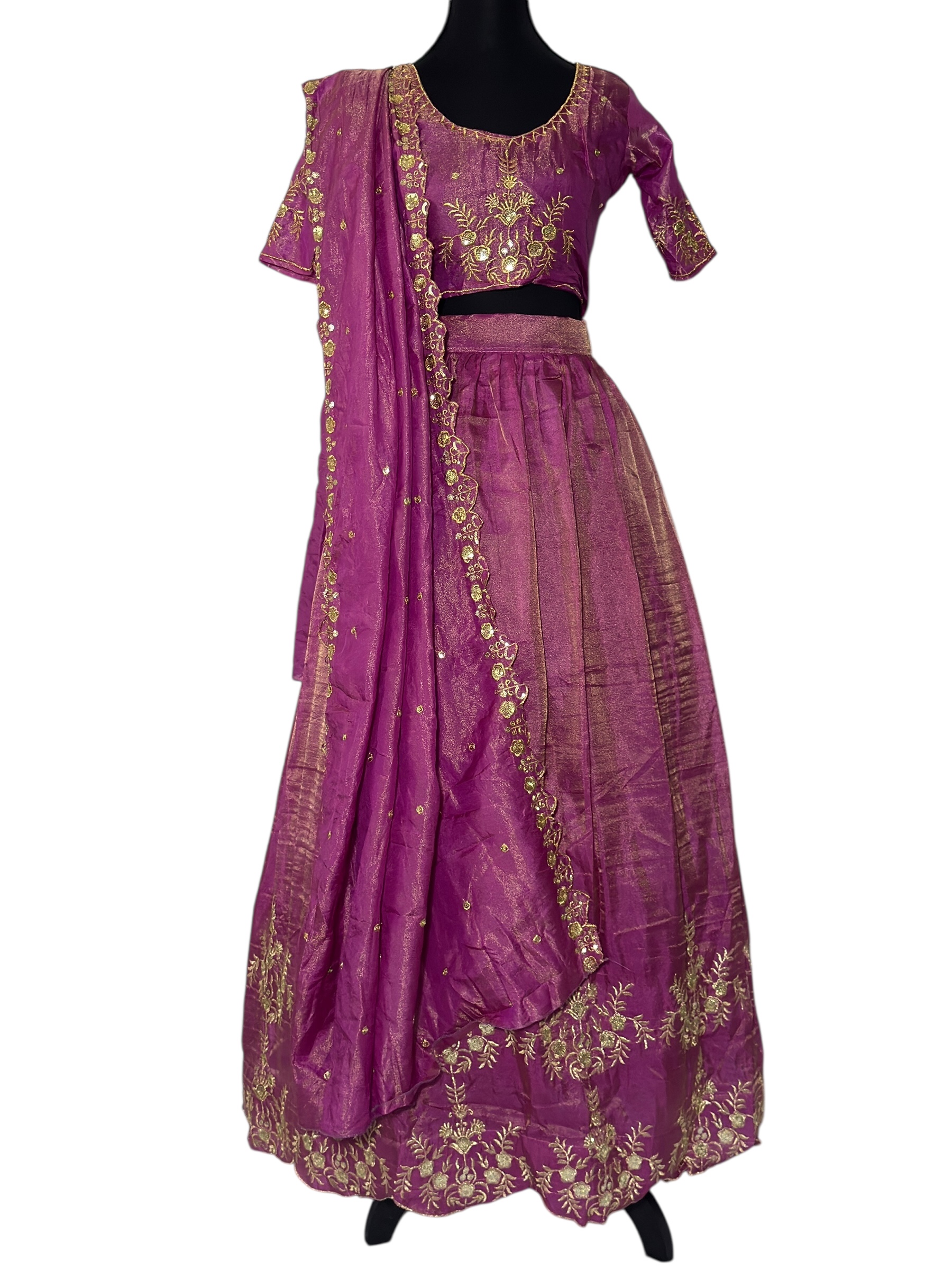 Traditional Embroidered Lehenga