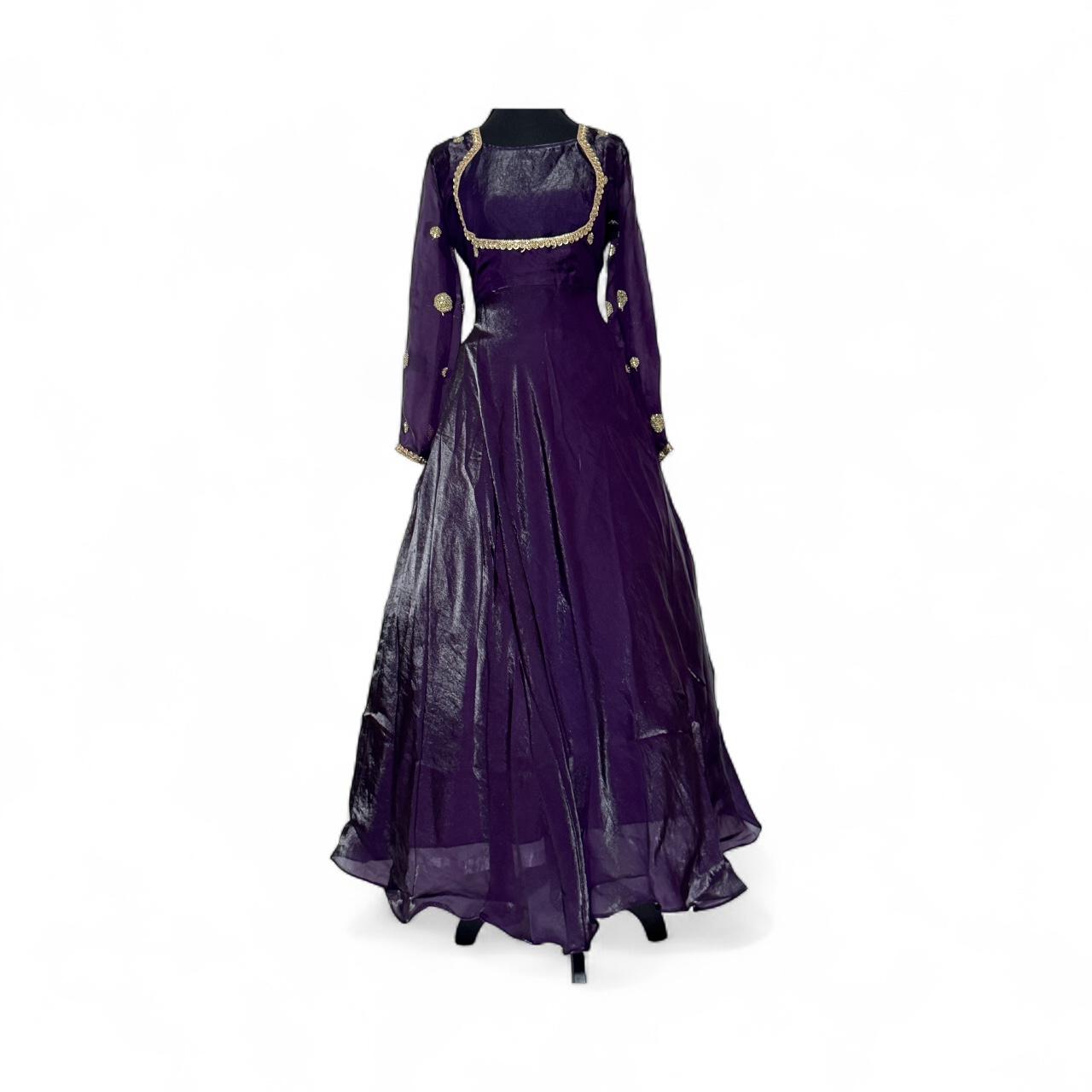 Elegant Purple Evening Gown