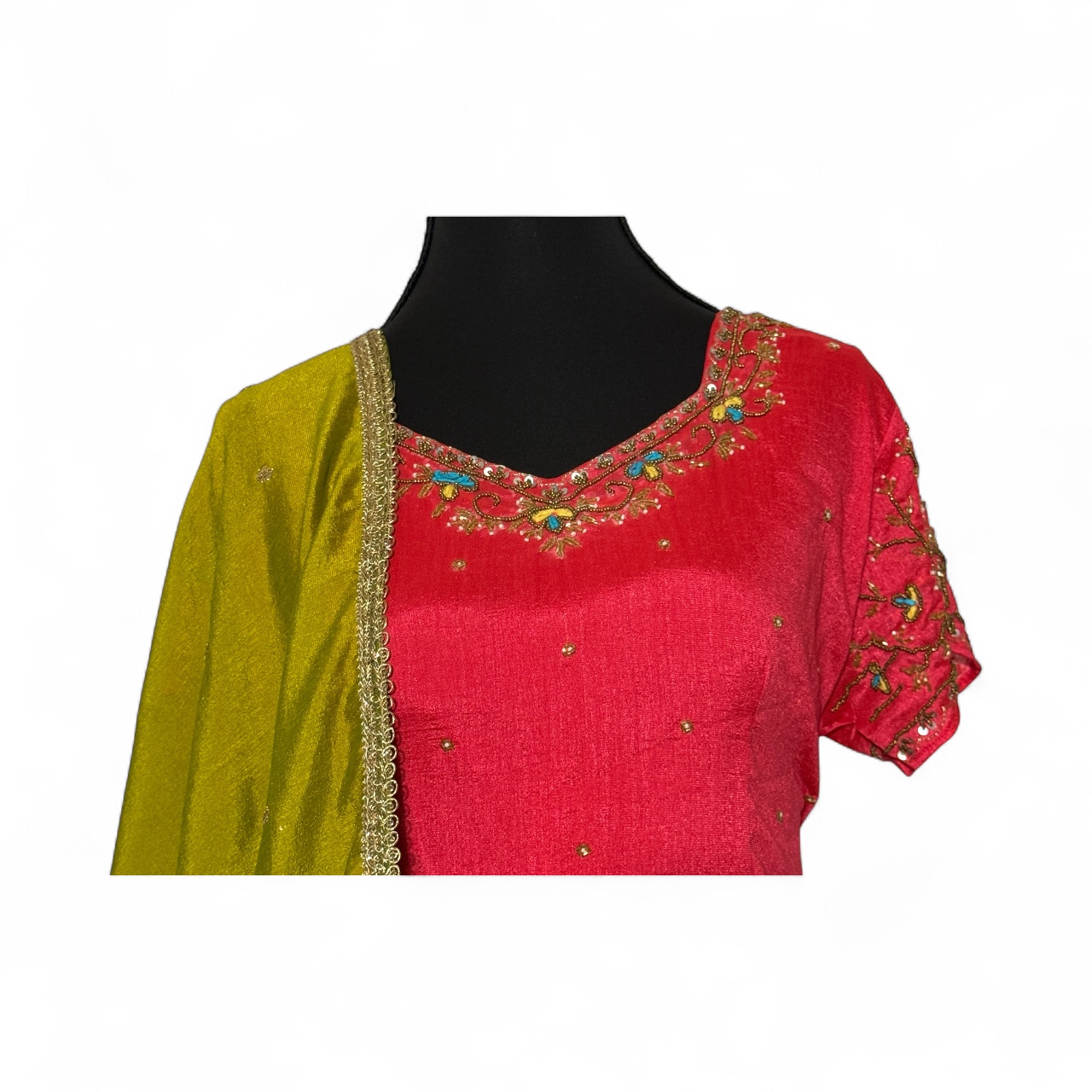 Traditional Tomato Red Anarkali