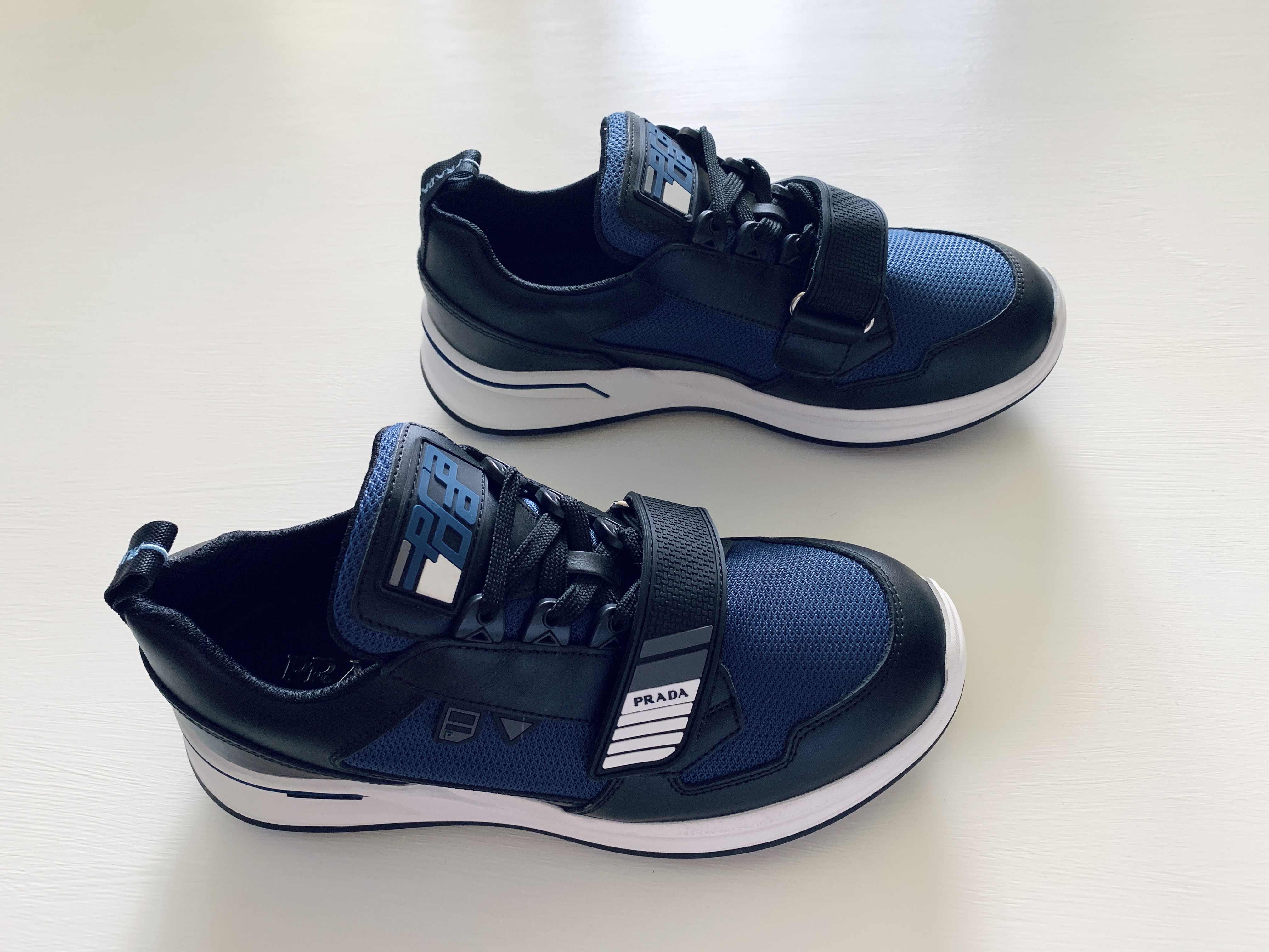 PRADA Designer Blue Sneakers