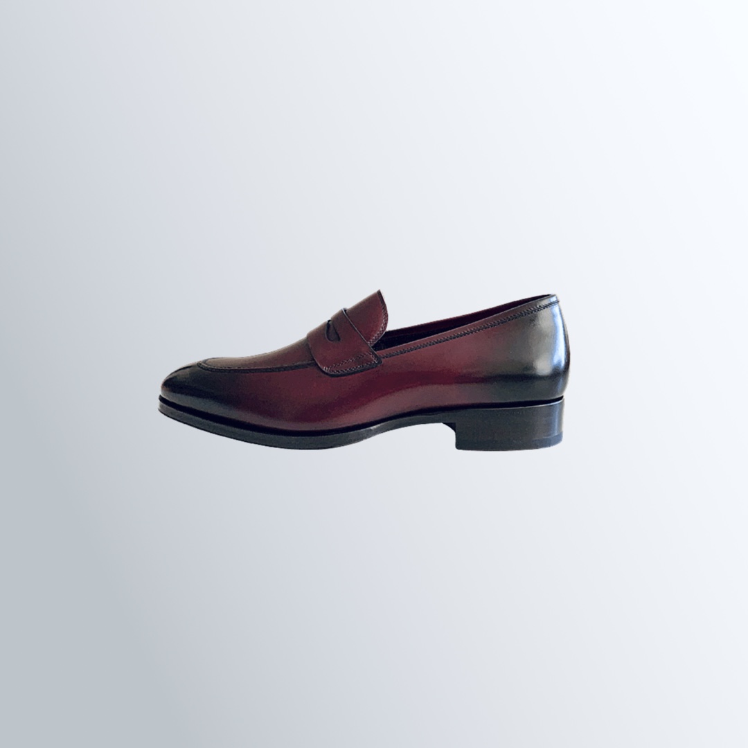 TOM FORD Burgundy Ombré Loafers