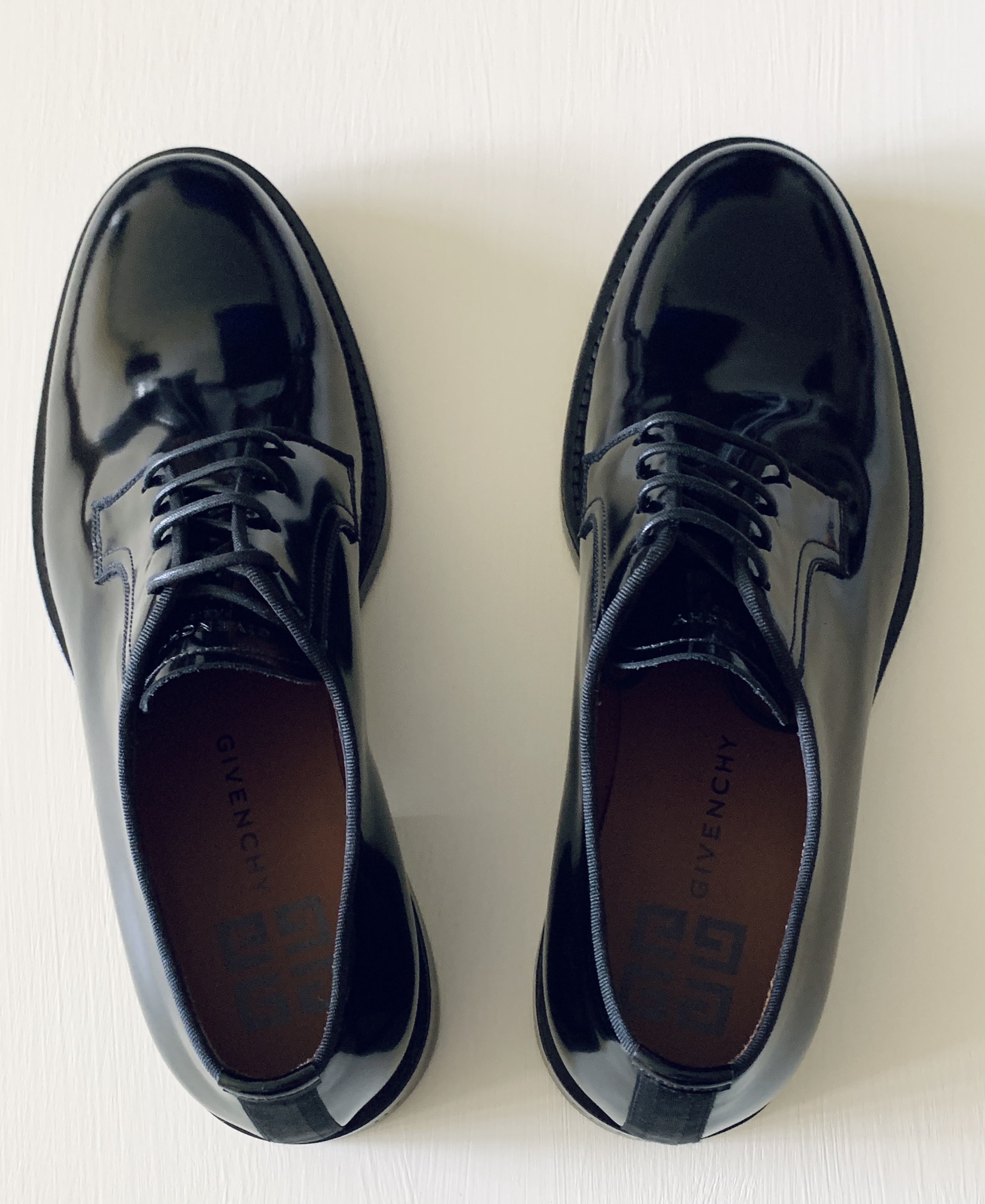 GIVENCHY Black Patent Leather Dress Shoes