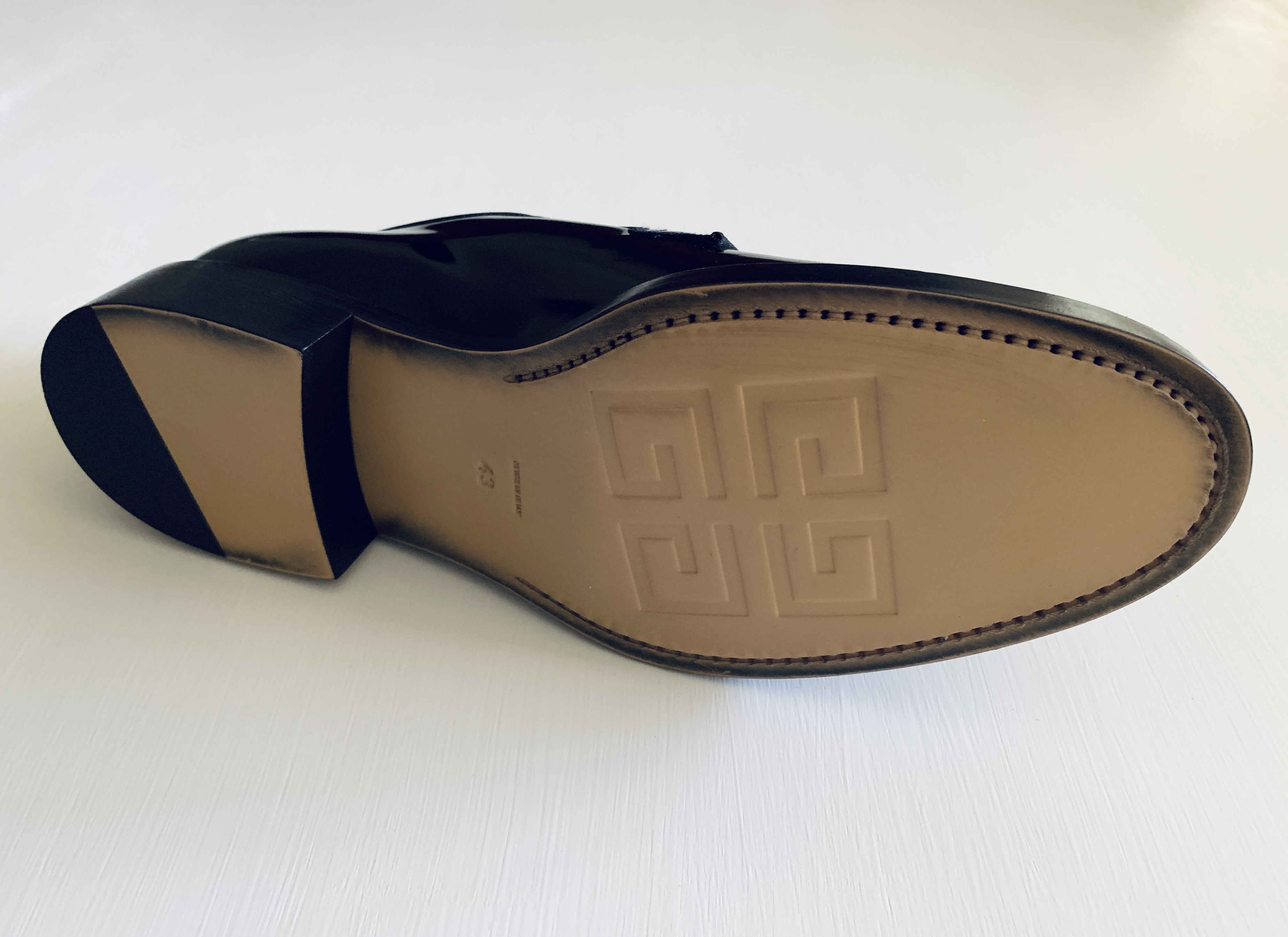 GIVENCHY Black Patent Leather Dress Shoes