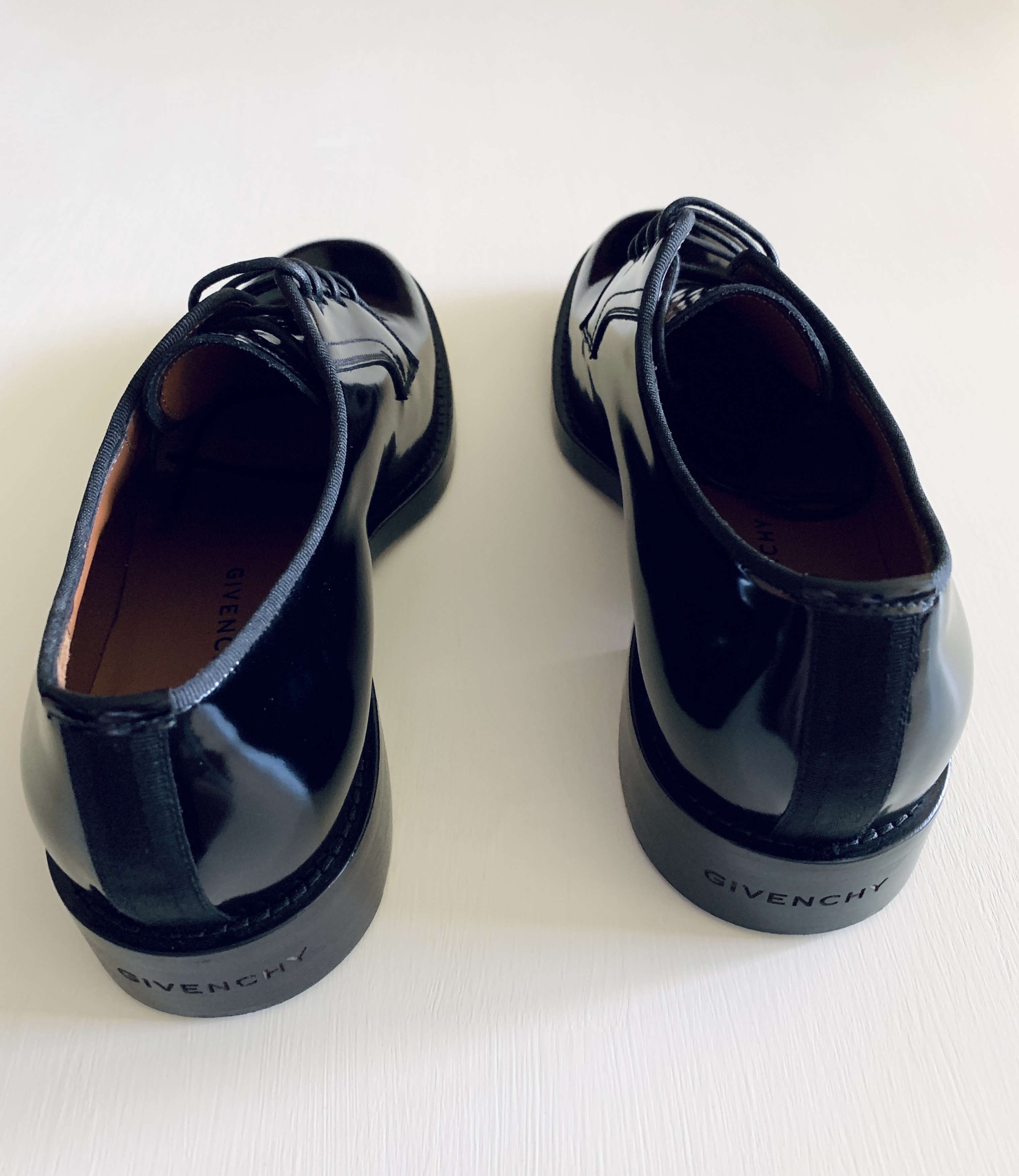 GIVENCHY Black Patent Leather Dress Shoes
