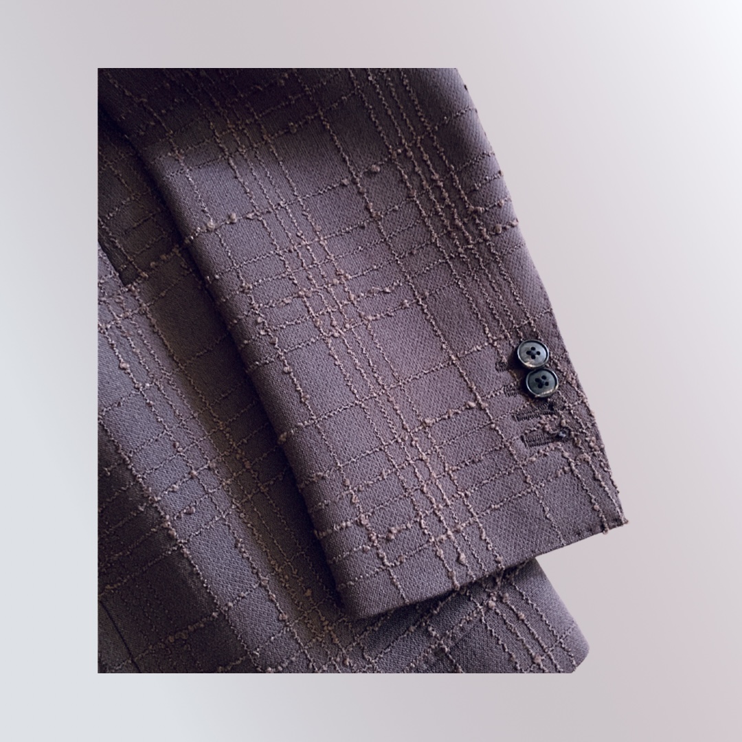 BOGLIOLI Textured Brown Blazer