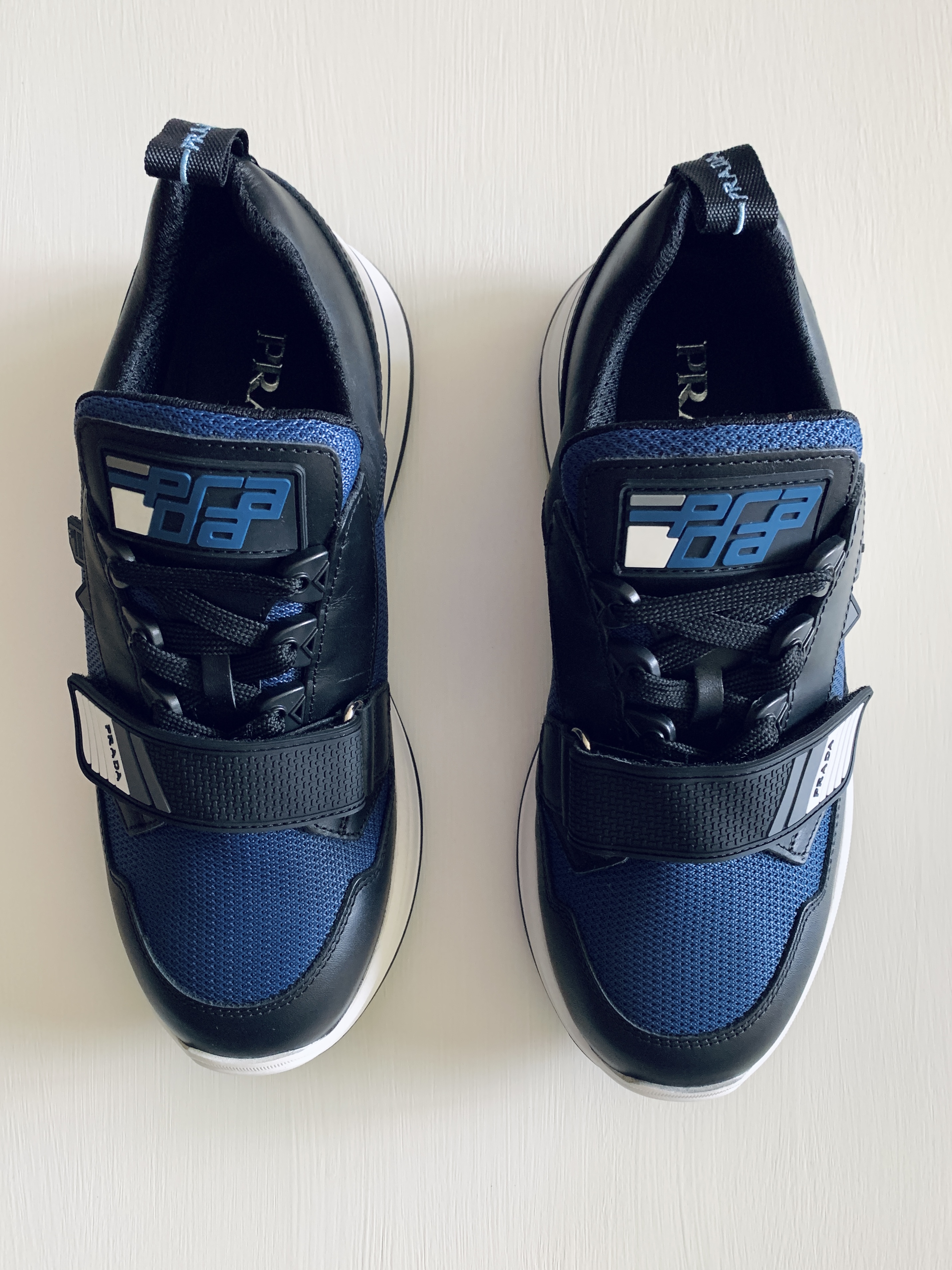 PRADA Designer Blue Sneakers