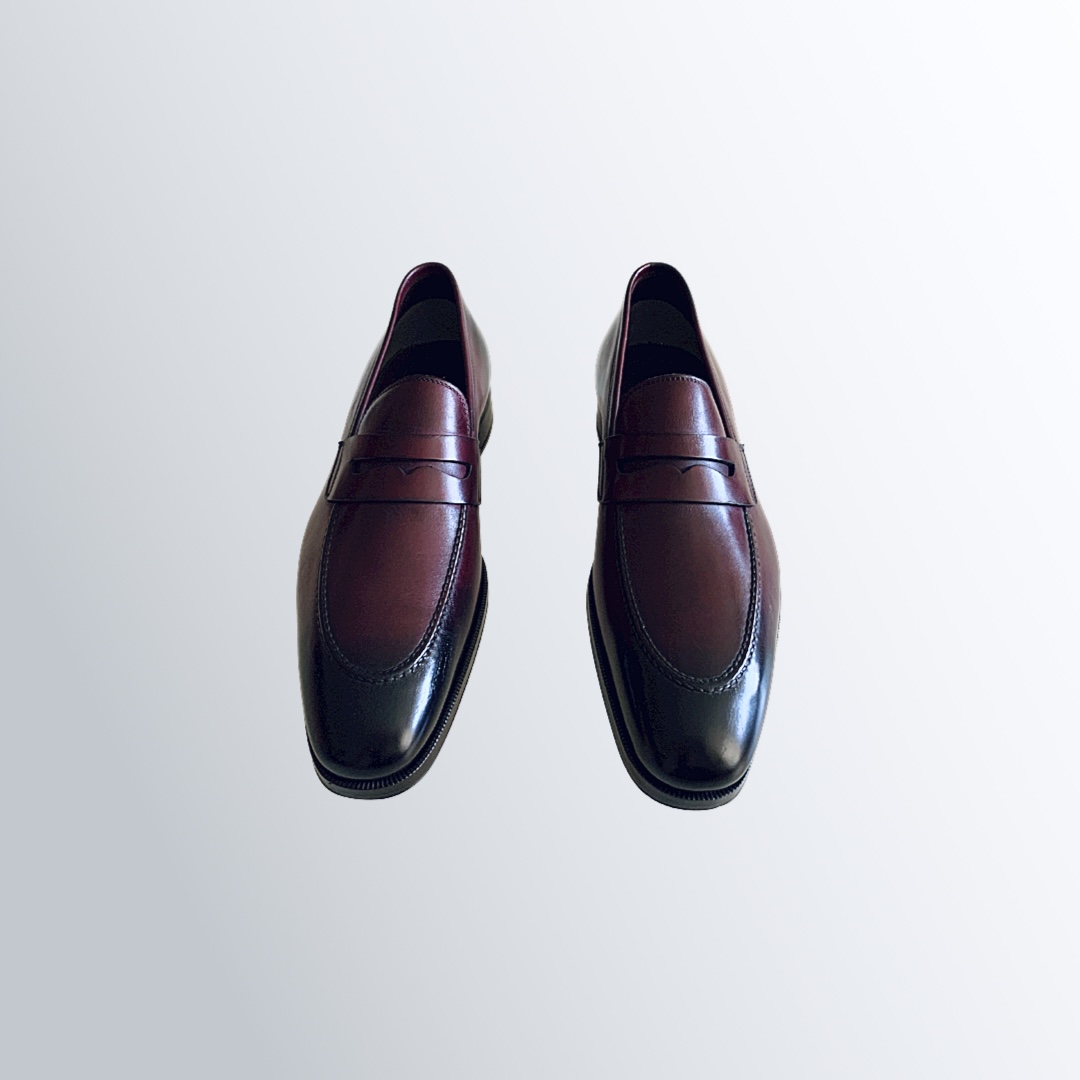 TOM FORD Burgundy Ombré Loafers