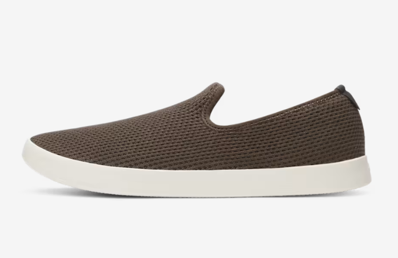 Brown Mesh Slip-On Shoe