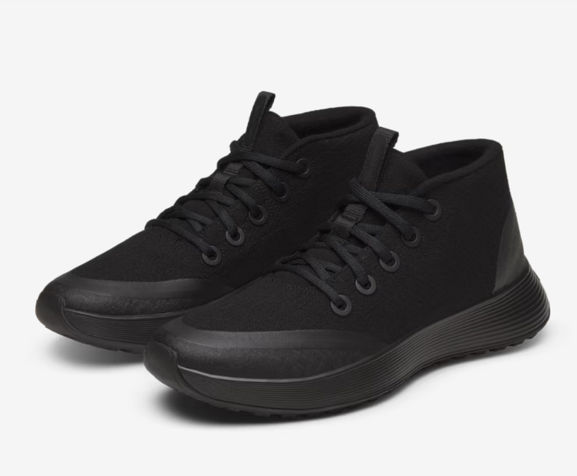 Black High-Top Sneaker