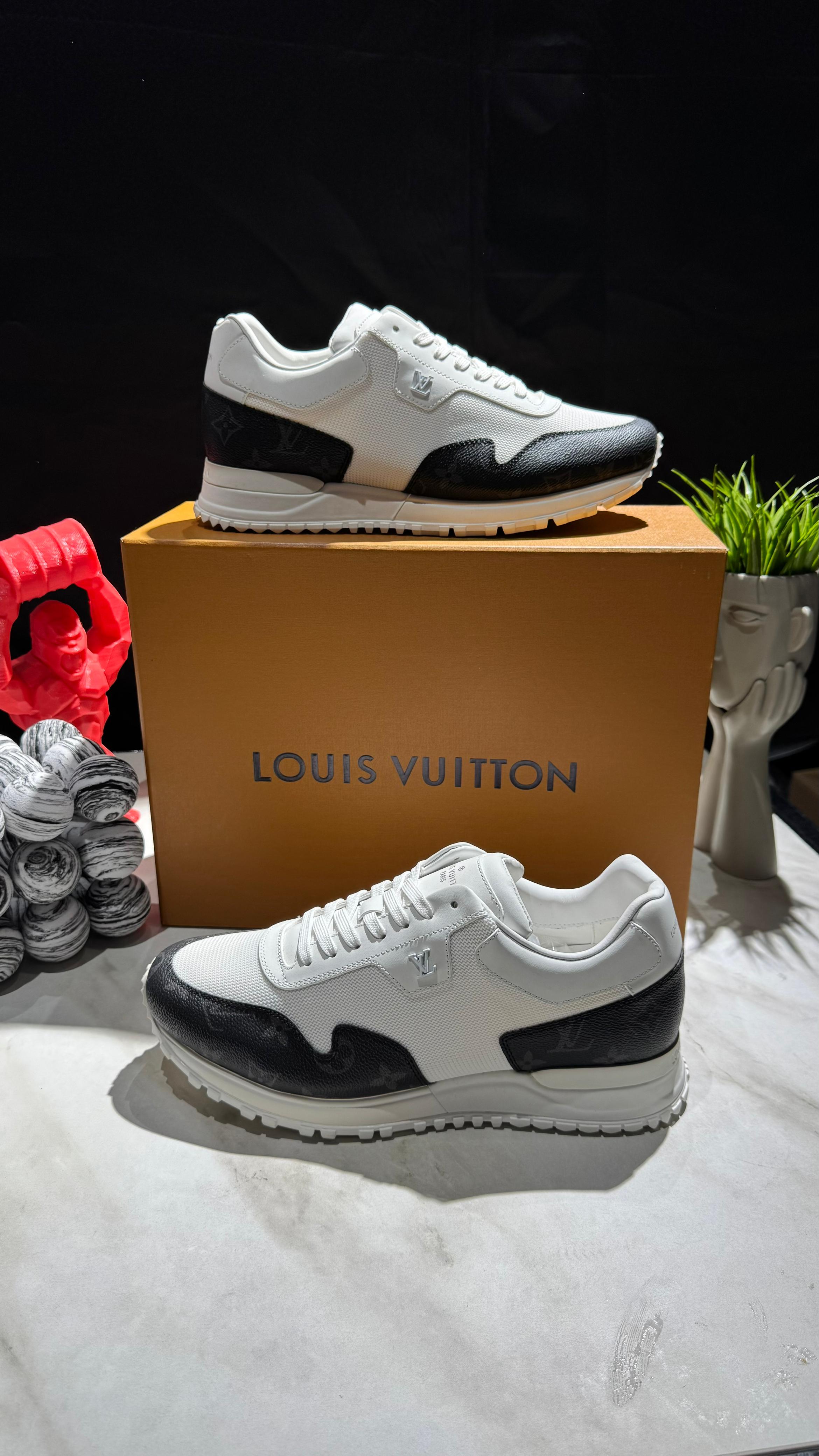 Mixed Material Low-Top Sneakers – Urban Look