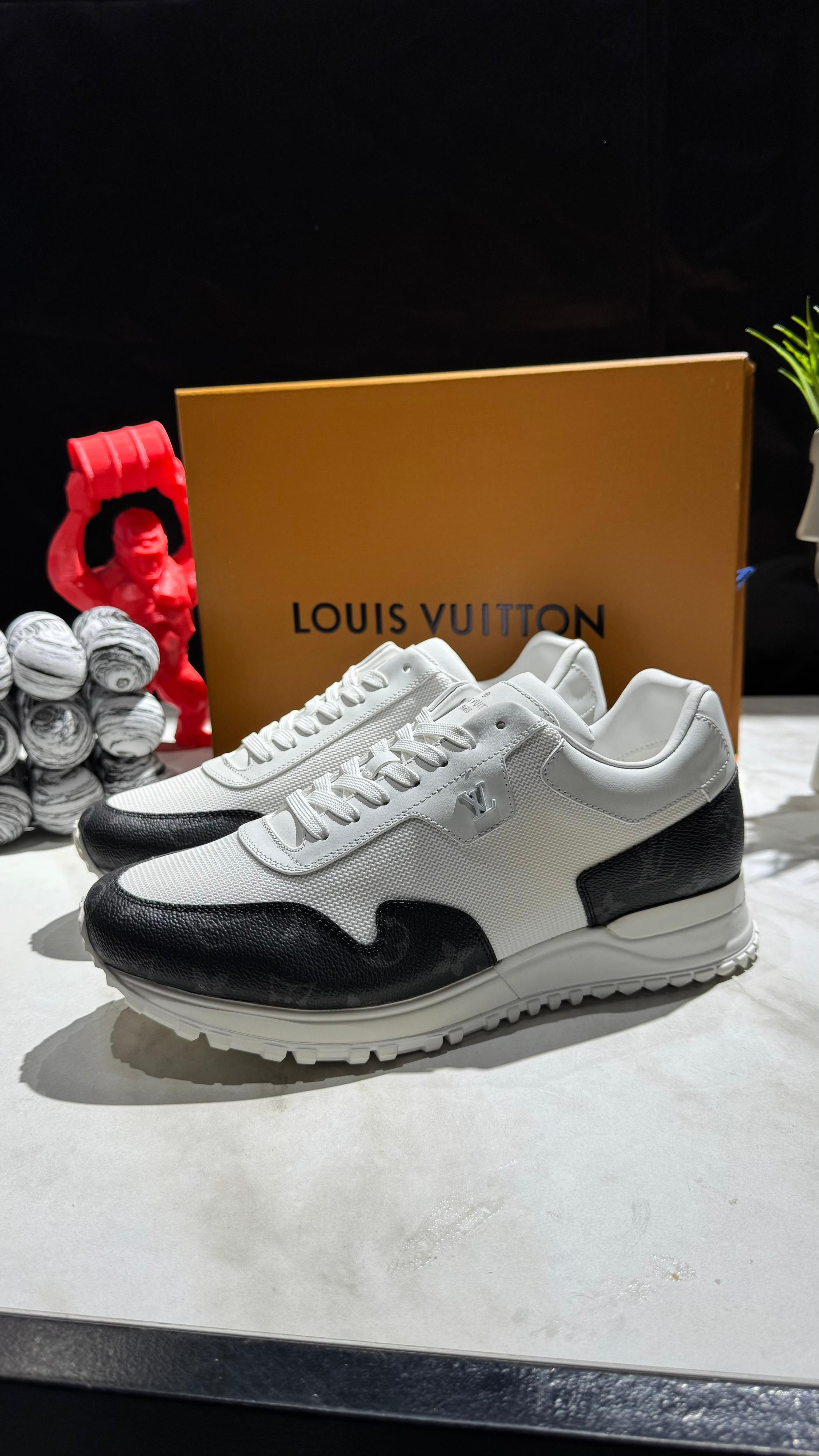 Mixed Material Low-Top Sneakers – Urban Look