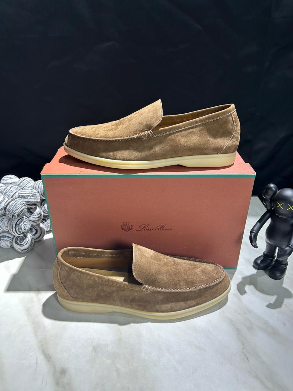 Minimalist Suede Loafers for Men