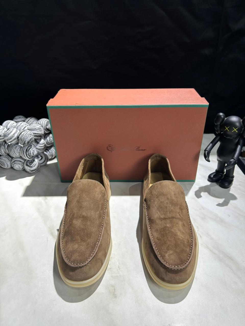 Minimalist Suede Loafers for Men