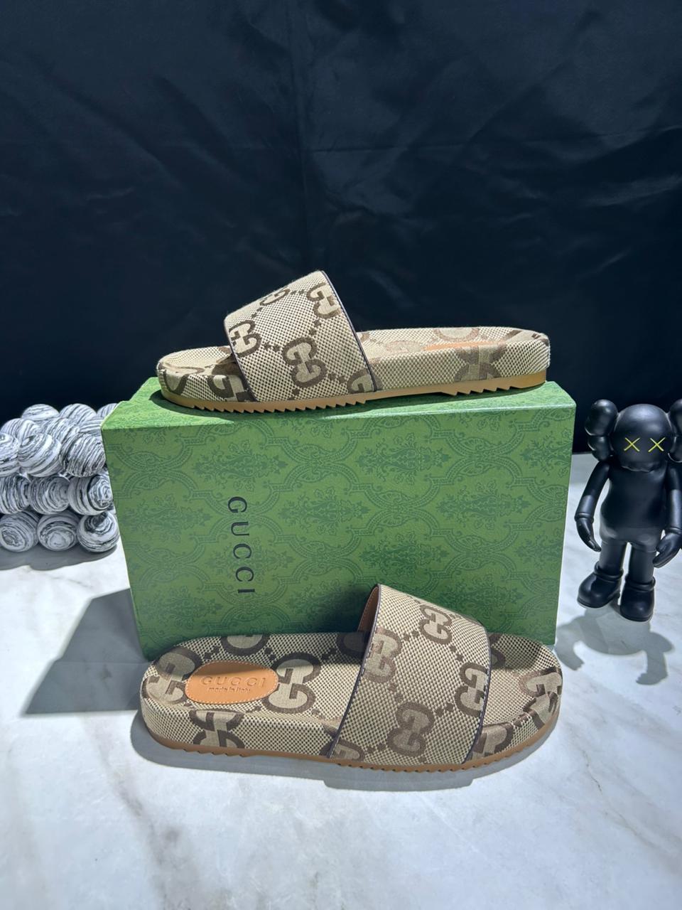 Luxury Monogram Slide Sandals