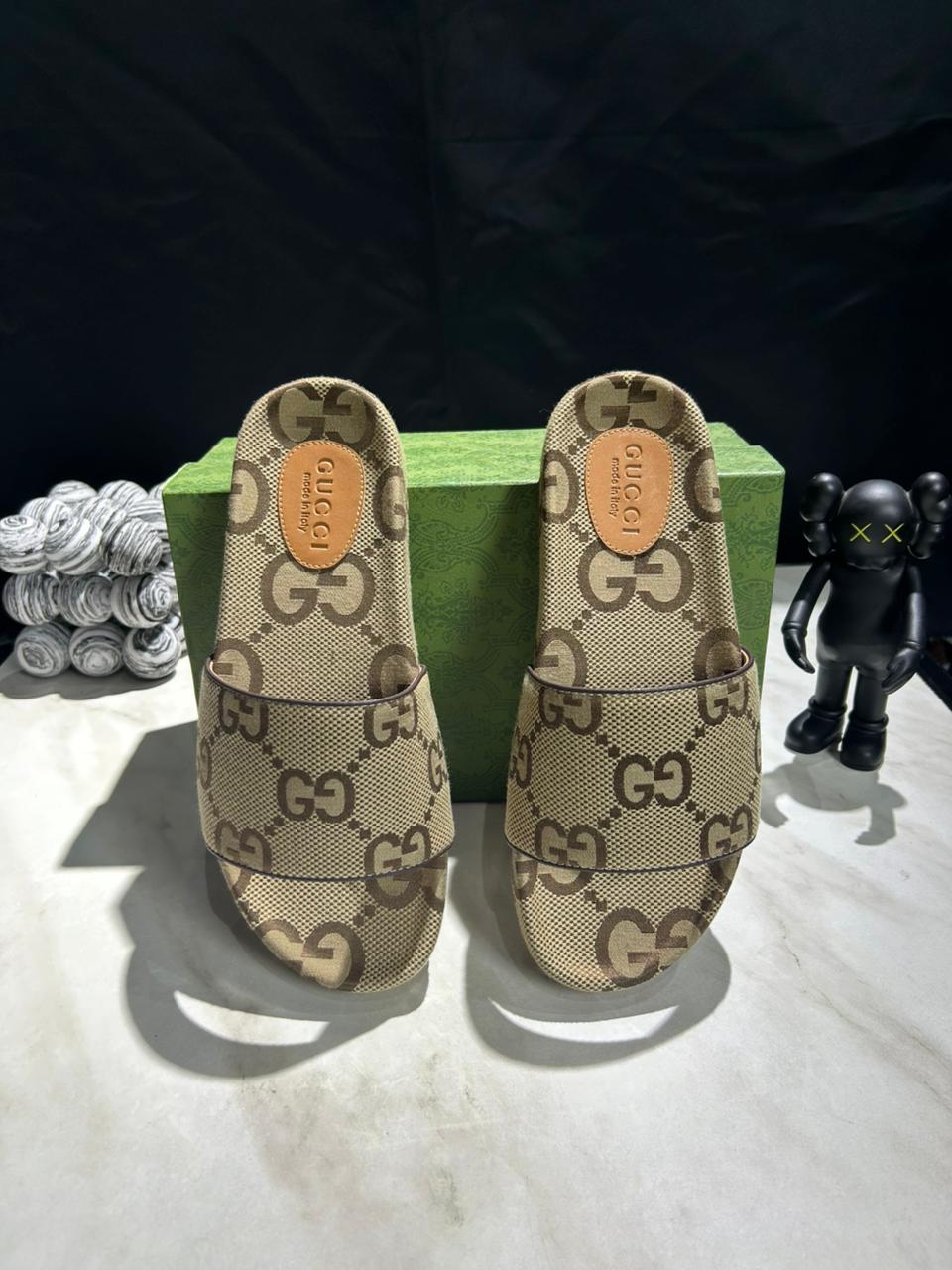 Luxury Monogram Slide Sandals