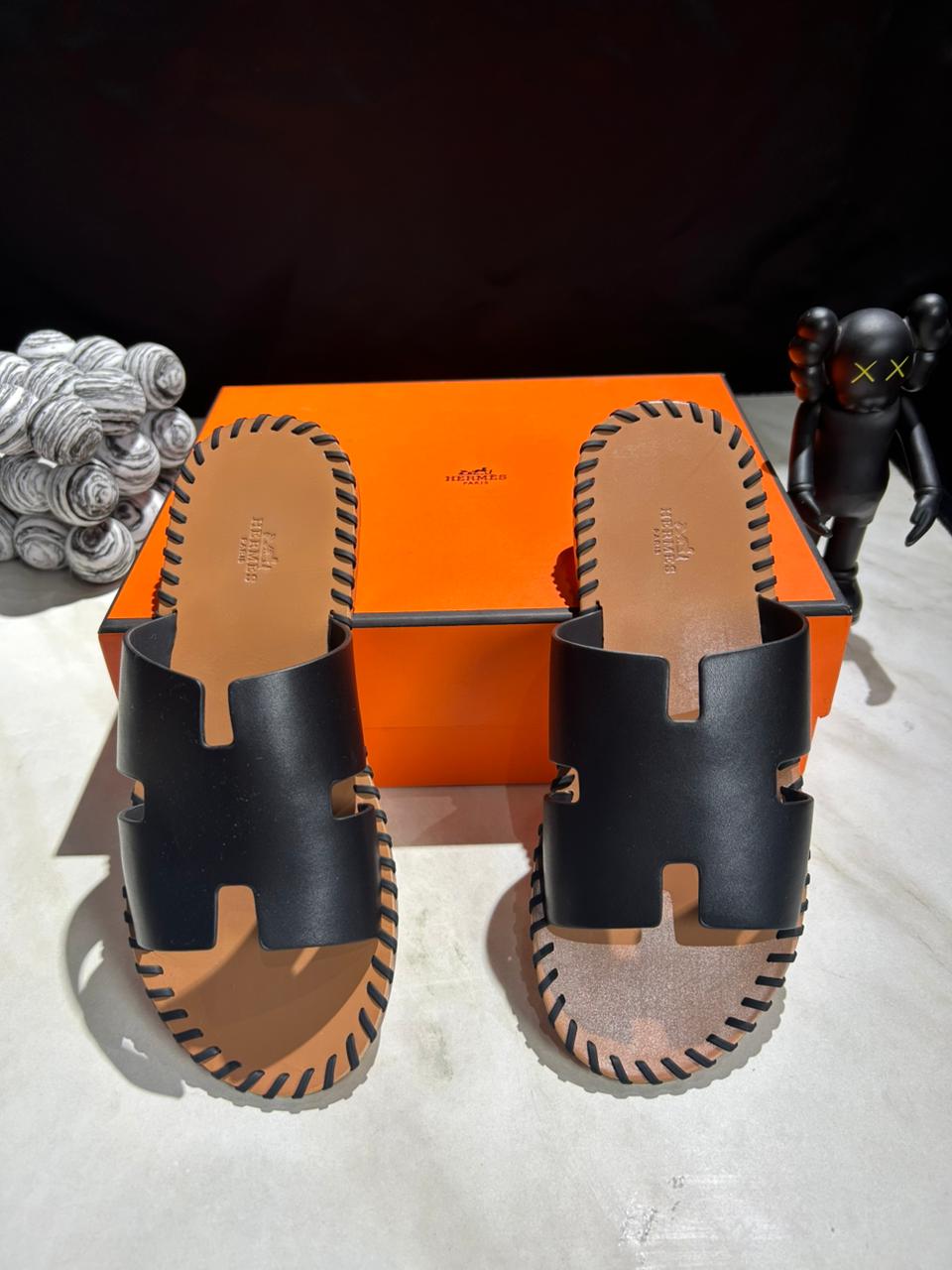 Contemporary Open-Toe Slides