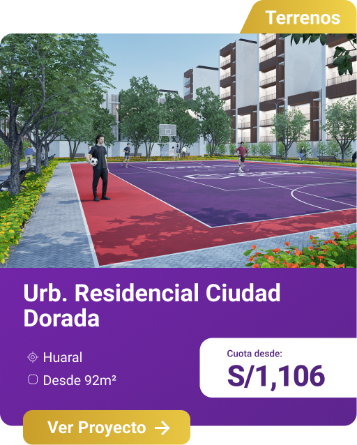 Terreno Residencial en Huaral Ciudad Dorada - Grupo CALDEXA