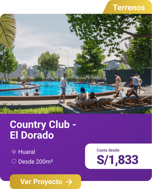 Terrenos para Casa de Campo en Huaral en el Country Club El Dorado - Grupo CALDEXA