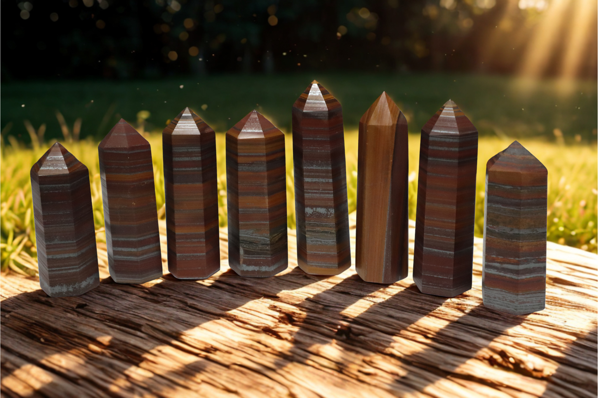 Iron Tiger Eye Crystal Point