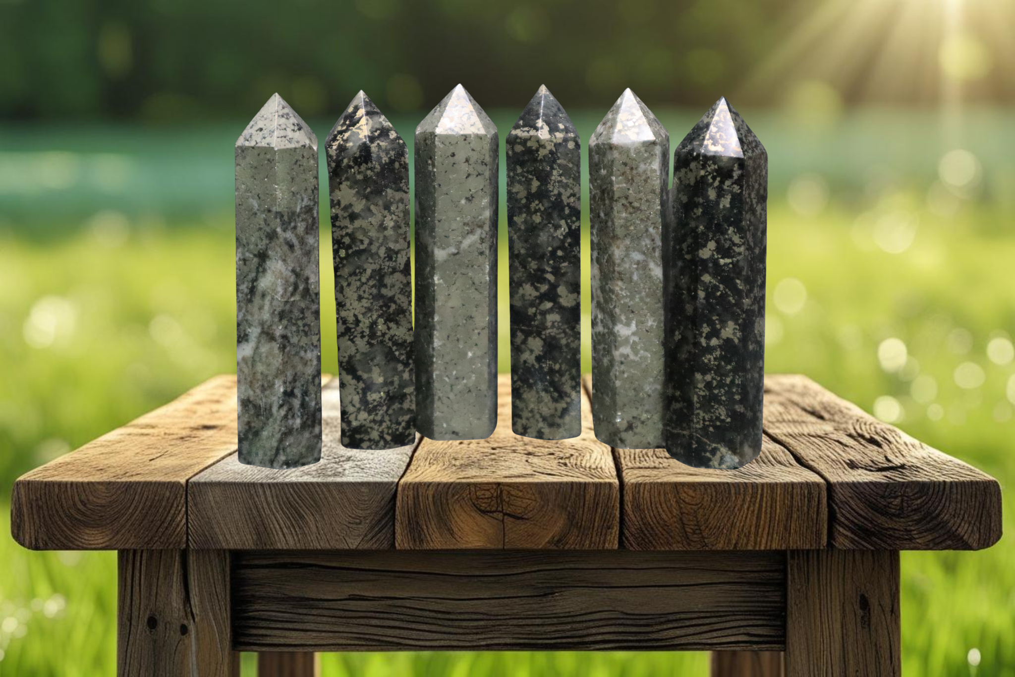 Pyrite Crystal Points
