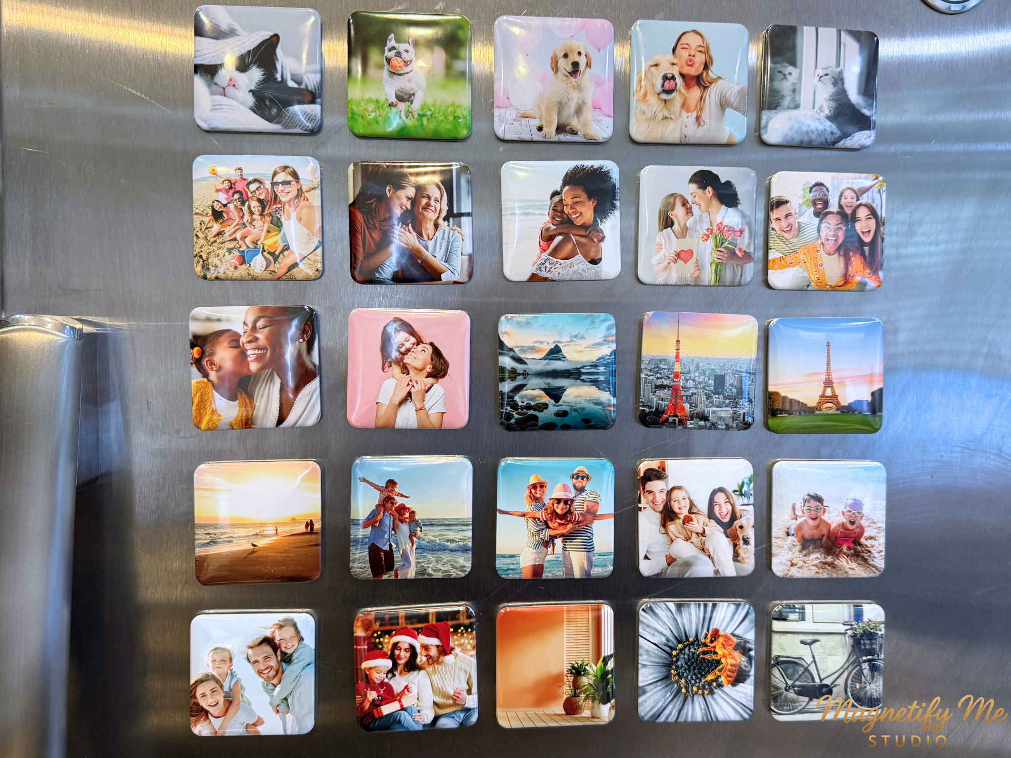 Custom Photo Magnet Set – Your Favorite Memories, Made Magnetic