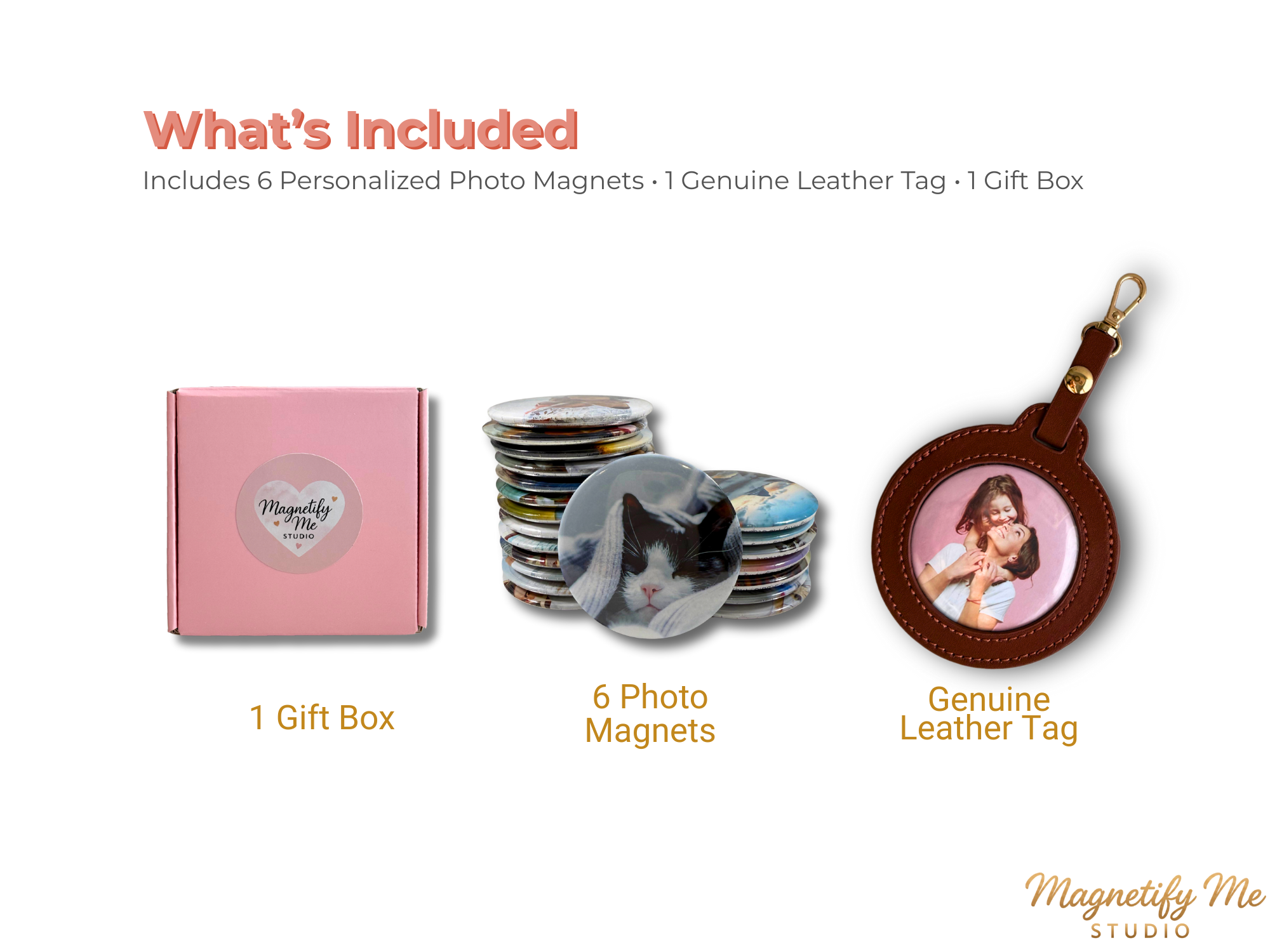 Custom Leather Photo Tag – Personalize with Your Favorite Picture