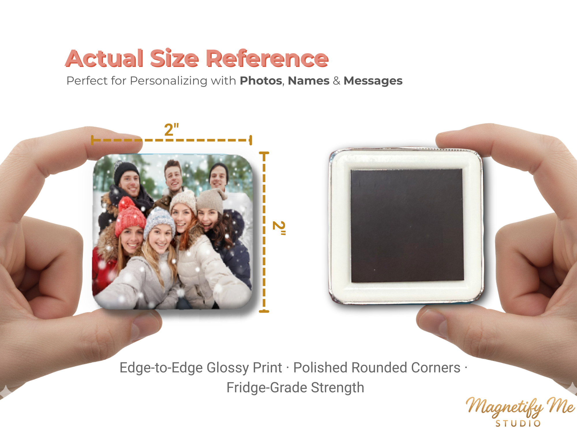 Custom Photo Magnet Set – Your Favorite Memories, Made Magnetic