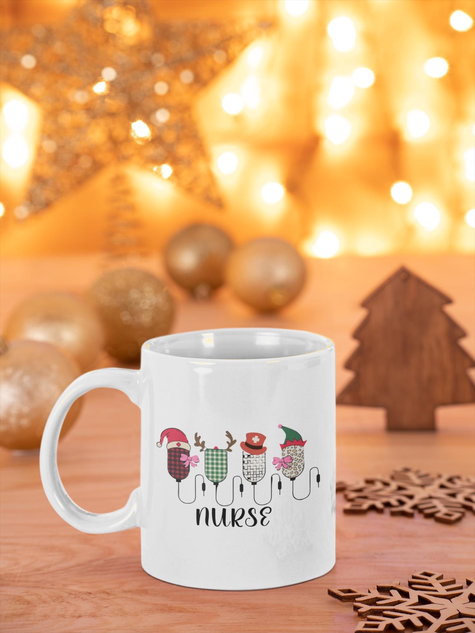 Christmas Nurse Mug Christmas Gift Idea