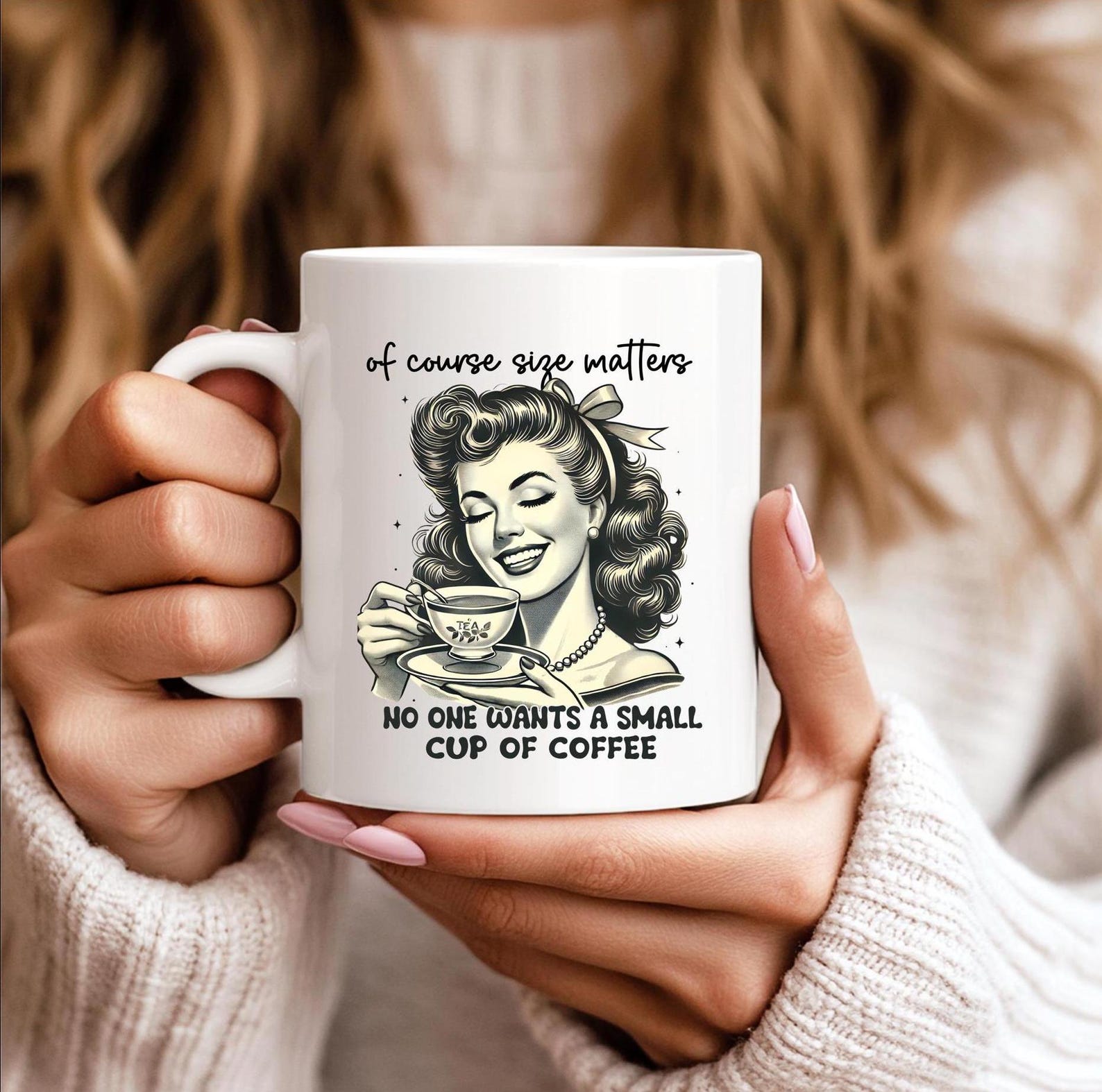 Sarcastic Mug Coffee Lover Gift Meme Mug Size Matters Mug Mothers Day Gift Funny Gifts Gifts For Her Christmas Gift
