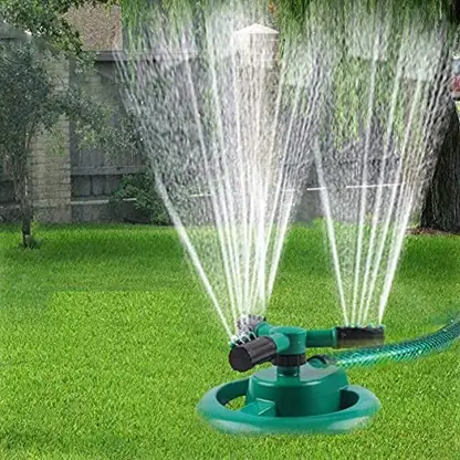 Automatic 360 ° Rotating Adjustable Garden Sprinkler 1 L Hose-end Sprayer  (Pack of 1)