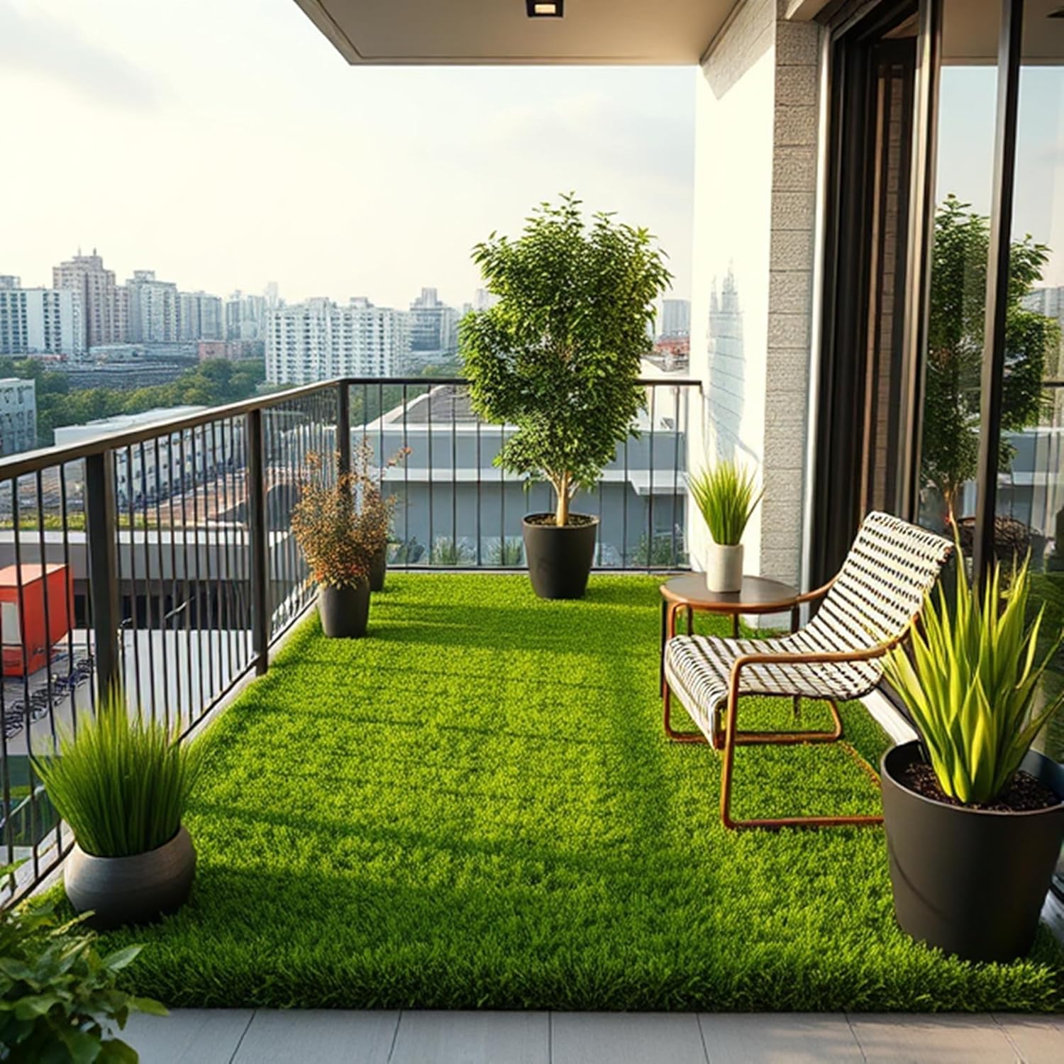 Outdoor Balcony Grass Carpet: 50MM