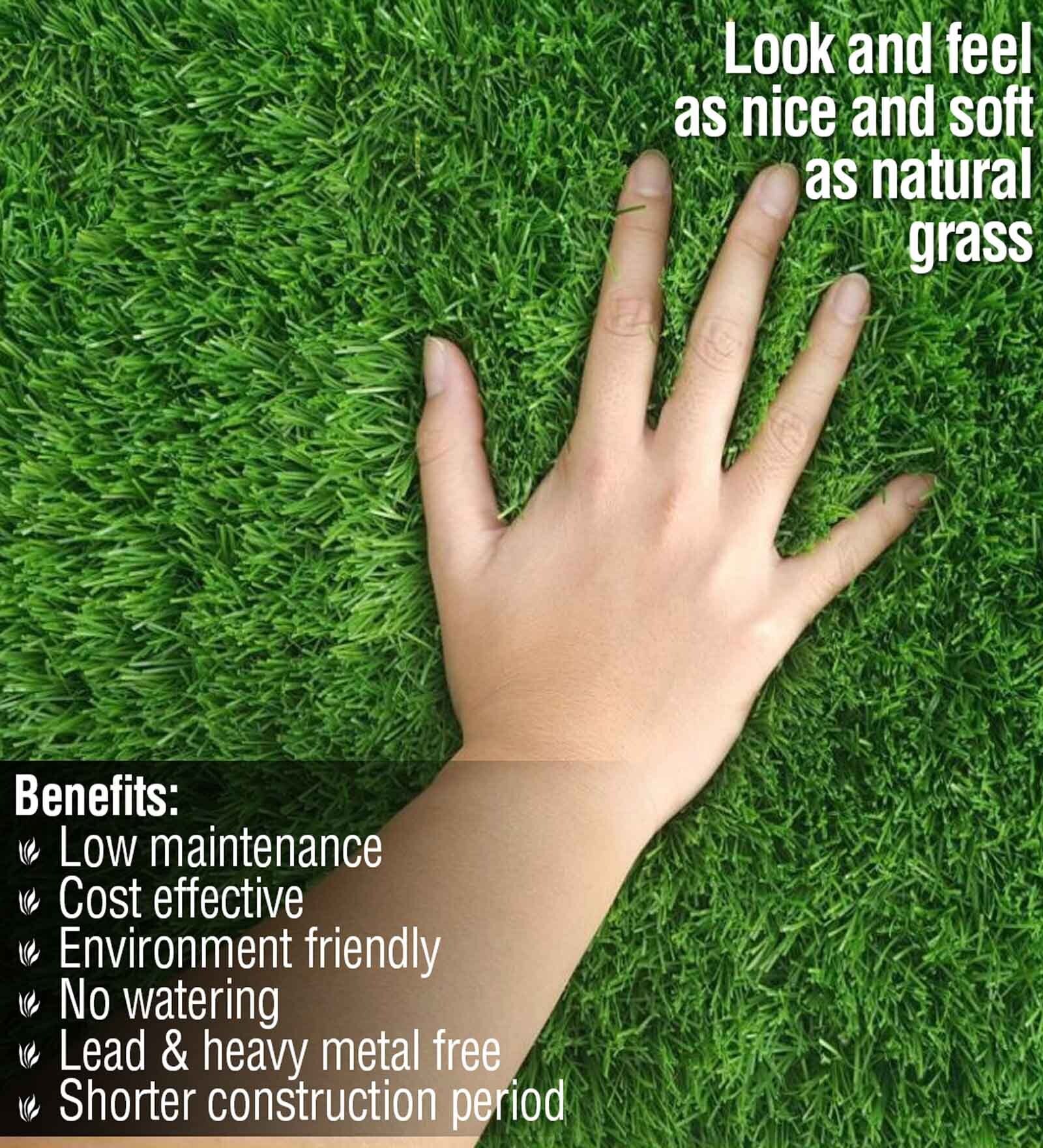 Outdoor Balcony Grass Carpet: 50MM