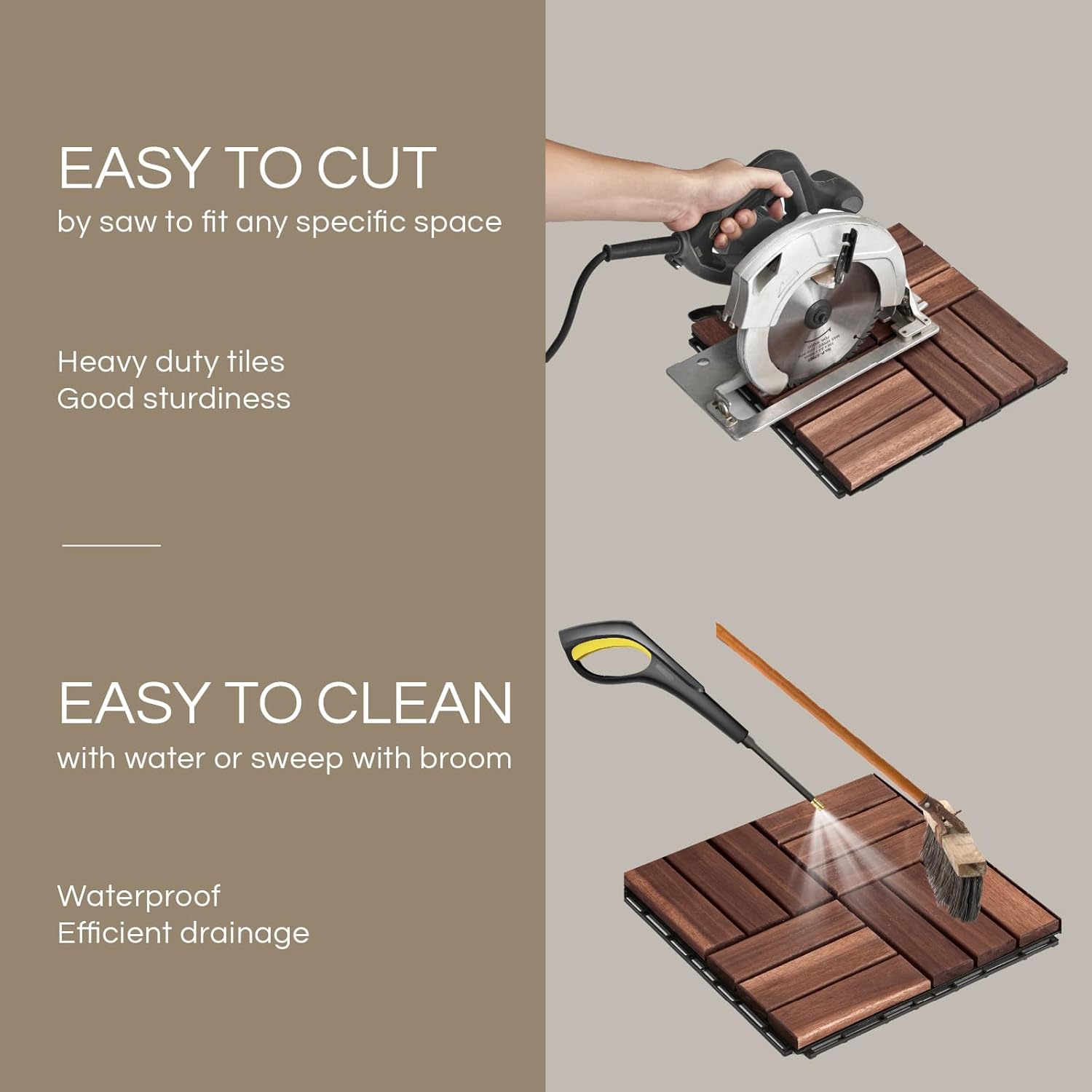 IPE Wood Deck Tiles