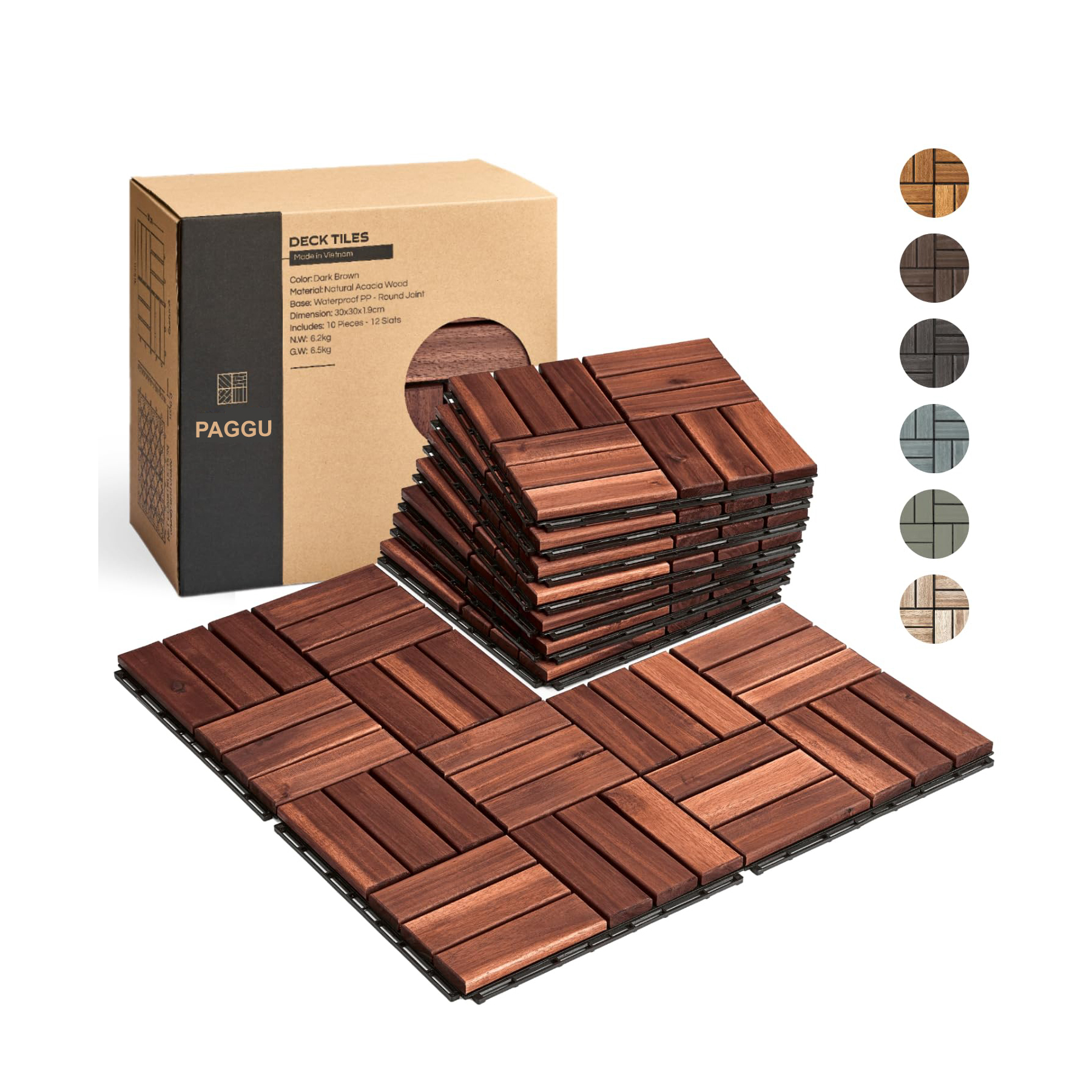 IPE Wood Deck Tiles