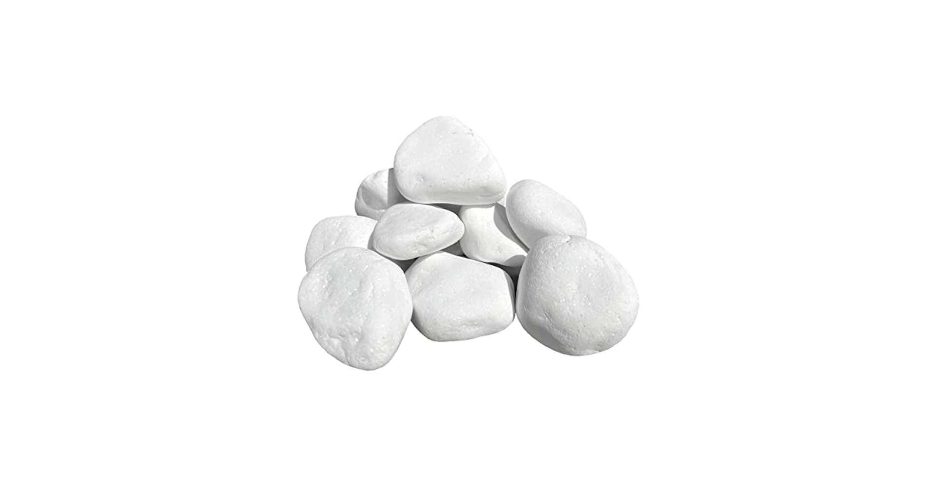 Pebble Stone , Color Option - White/Grey