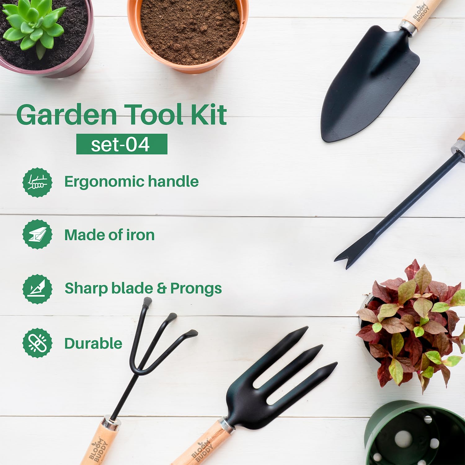 PAGGU Gardening Tools Kit for Home Garden
