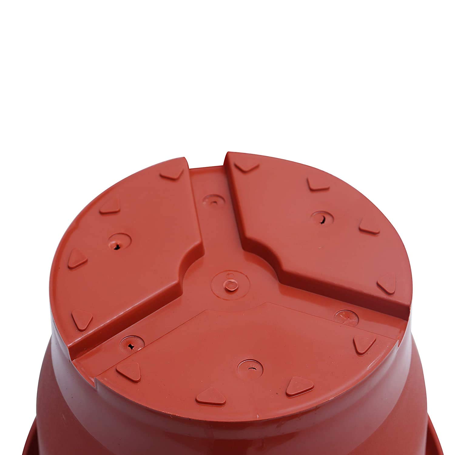 Paggu Plastic Flower Pot with Bottom Tray Set