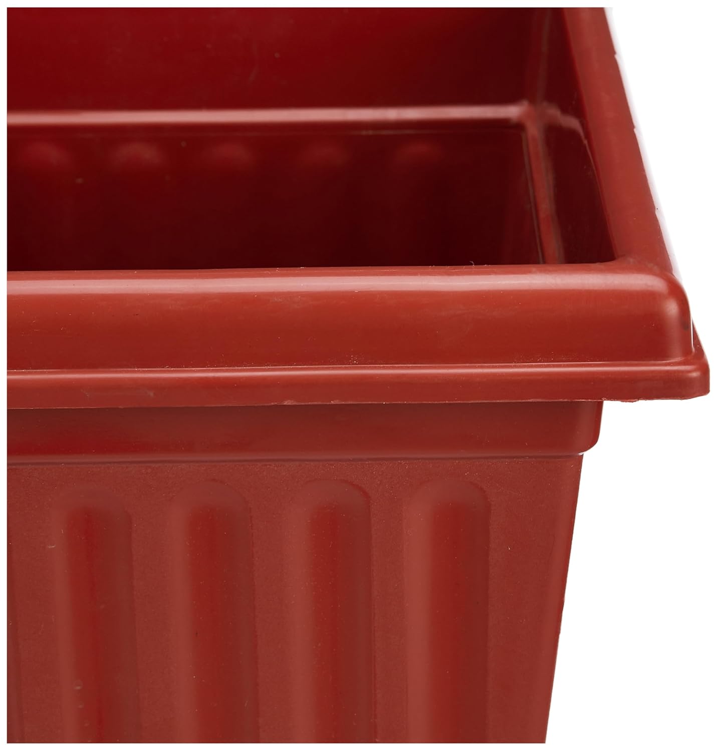 Paggu Square Plastic Pots for Plants with Bottom Tray