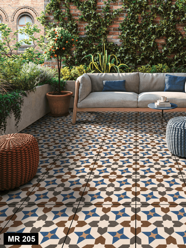 Concreate Surface with Tiles laying 