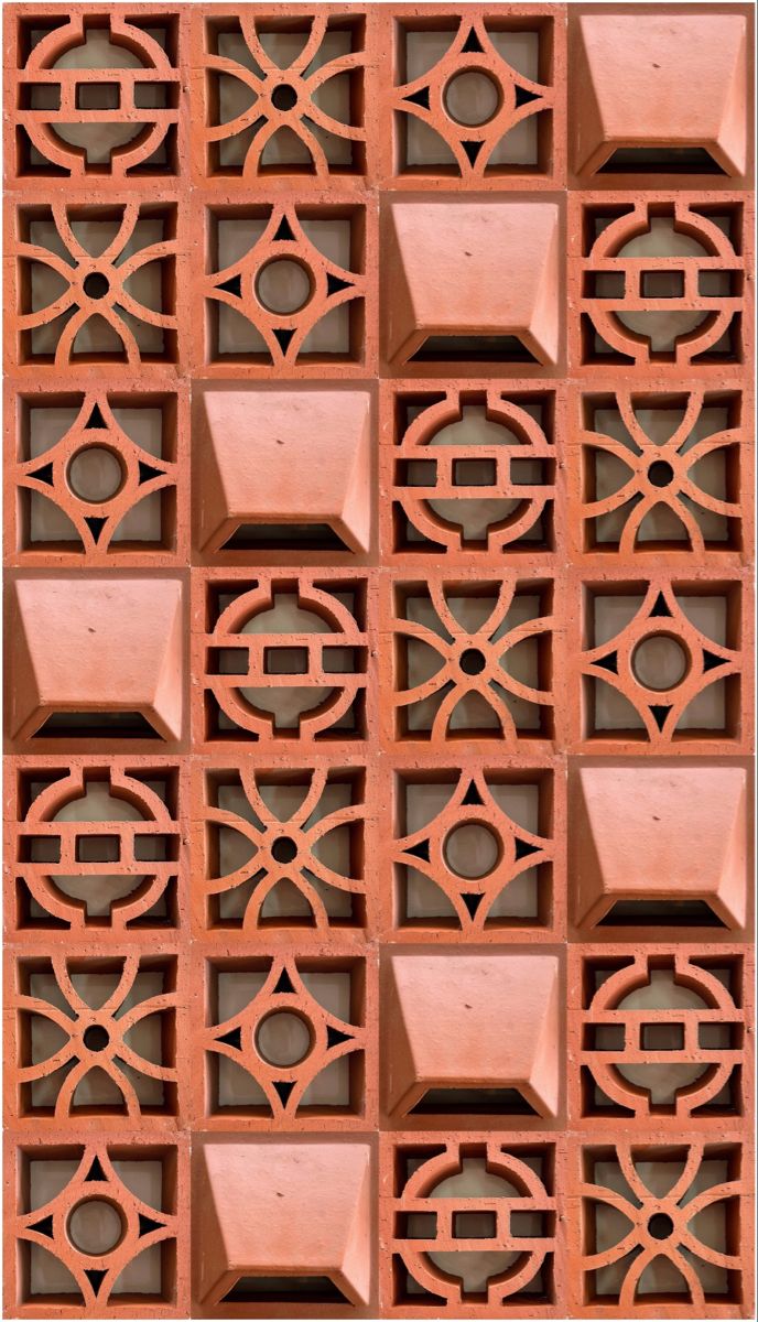 Terracotta Jalli Wall Privacy