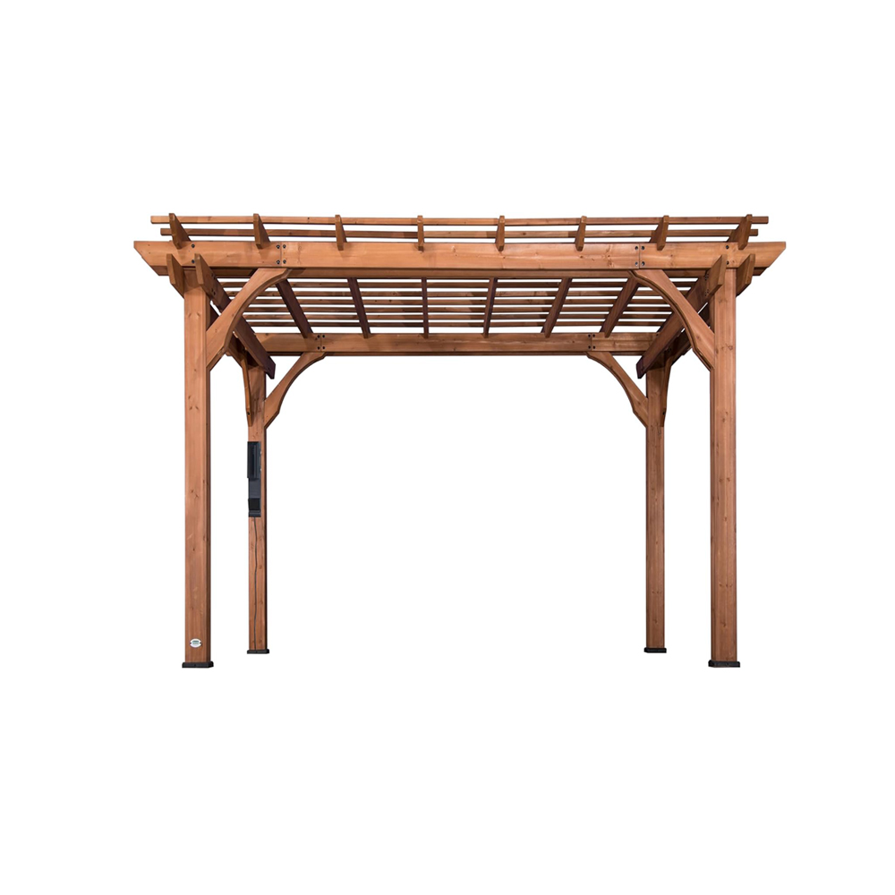 Paggu Wooden Pergola Open Roof, 14'X10'