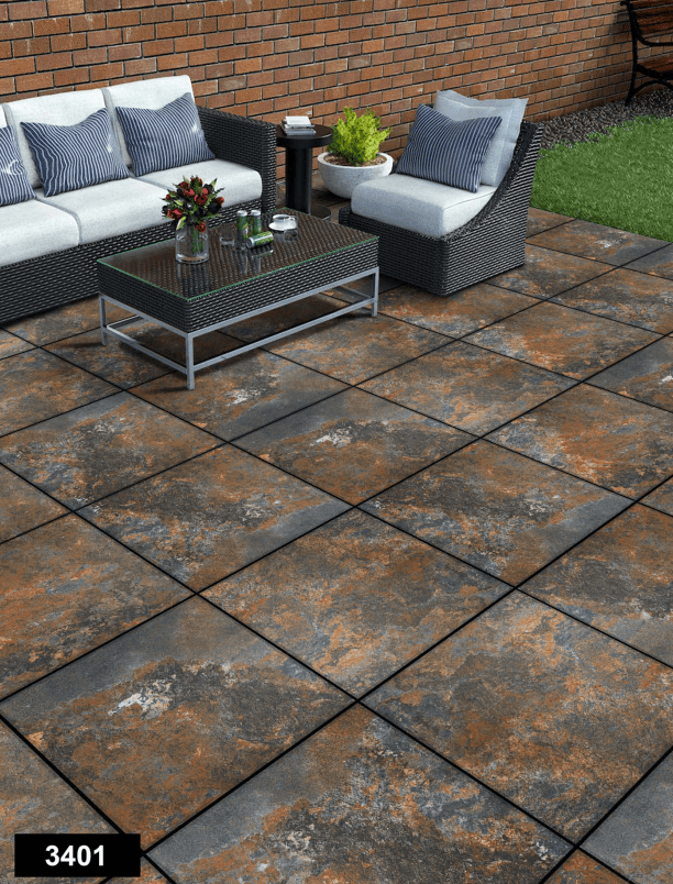 Concreate Surface with Tiles laying 