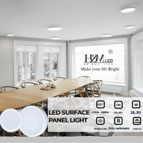 H&M LED 15 Watt Led Surface Ceiling Lamp (ROUND)